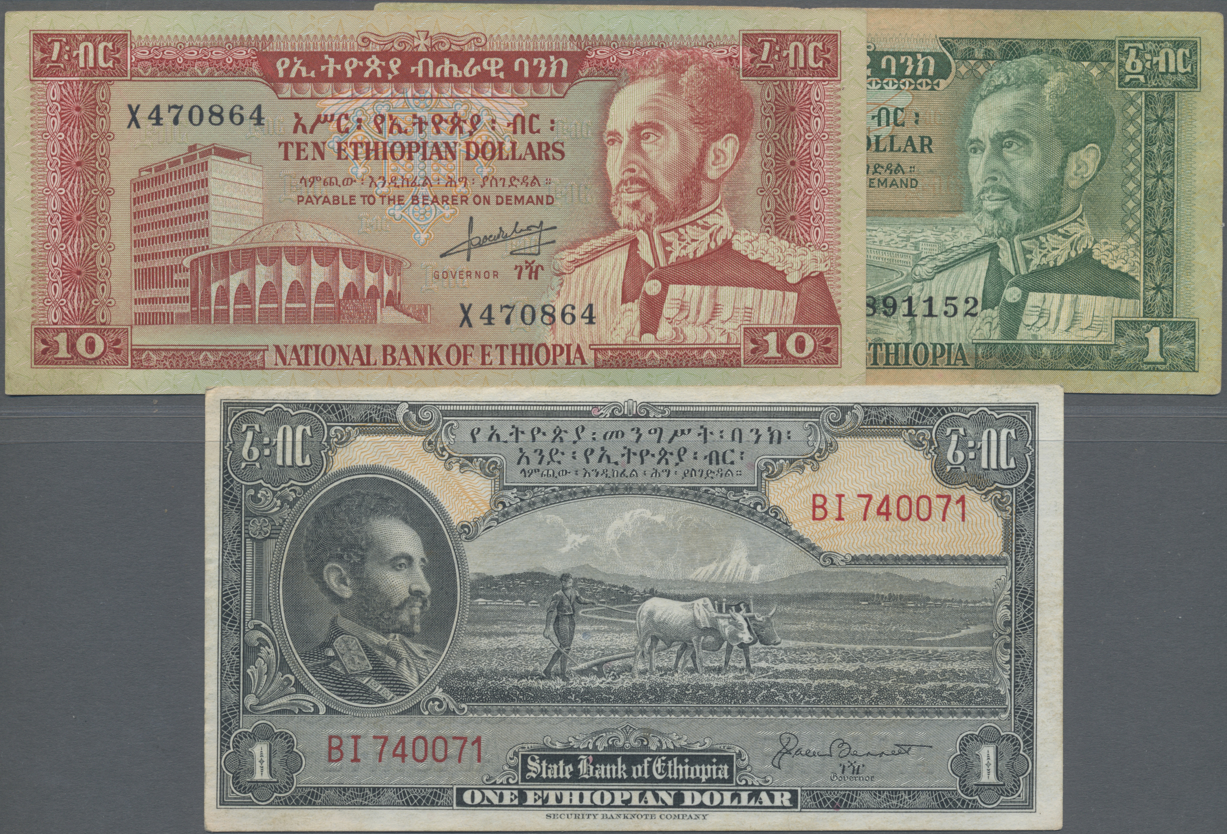 Lot 14104 - Ethiopia / Äthiopien | Banknoten - Auktionshaus Christoph Gärtner GmbH & Co. KG 53rd AUCTION - Day 6 Coins/Banknotes Lot 14104 - Ethiopia / Äthiopien | Banknoten - Auktionshaus Christoph Gärtner GmbH & Co. KG 53rd AUCTION - Day 6 Coins/Banknotes