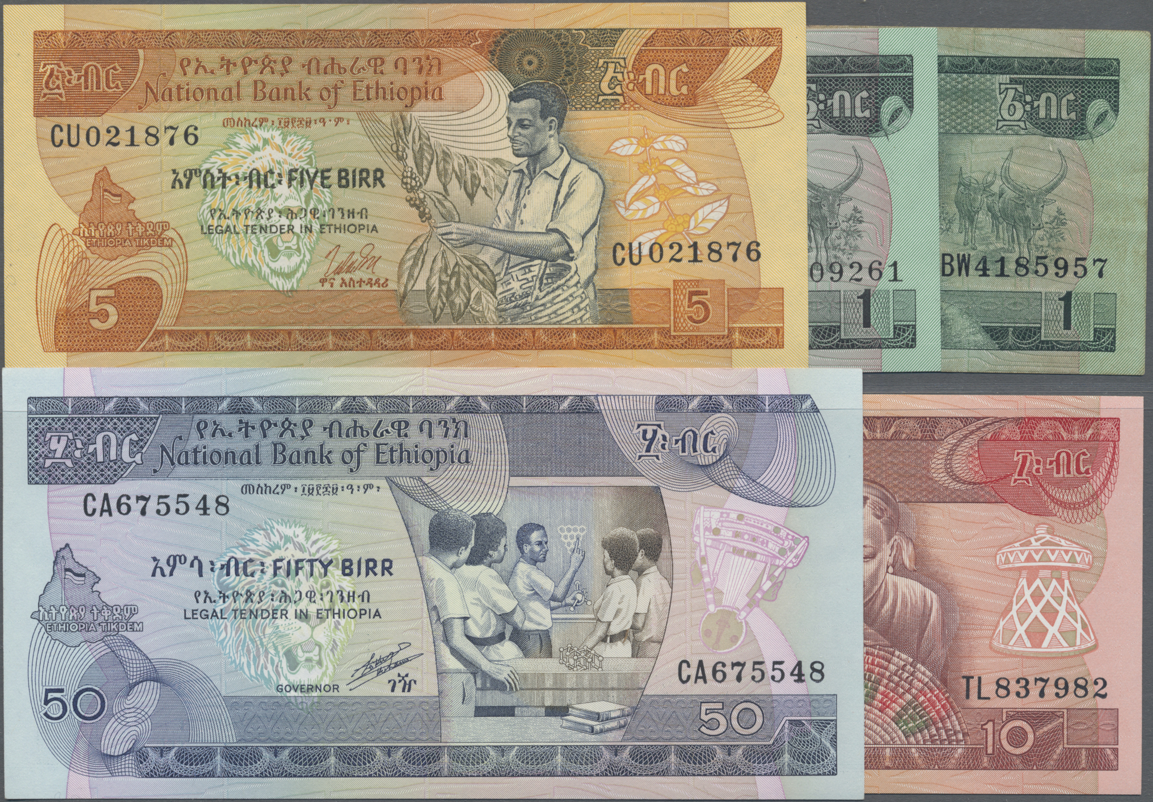 Lot 14107 - Ethiopia / Äthiopien | Banknoten  -  Auktionshaus Christoph Gärtner GmbH & Co. KG 53rd AUCTION - Day 6 Coins/Banknotes