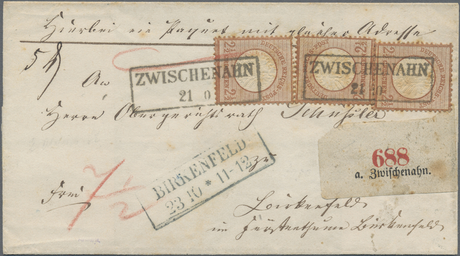 Lot 858 - Deutsches Reich - Brustschild  -  Auktionshaus Edgar Mohrmann & Co. Internat. Briefmarken-Auktionen GmhH Auction #211  