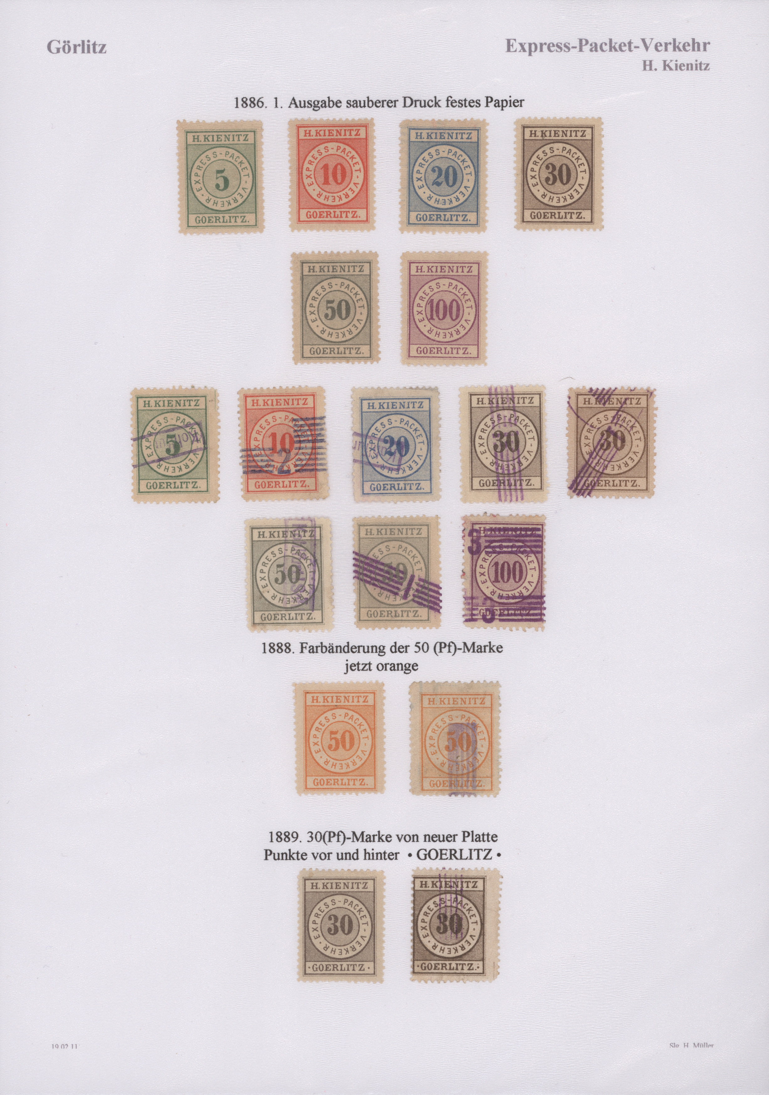 Lot 10332 - Deutsches Reich - Privatpost (Stadtpost)  -  Auktionshaus Christoph Gärtner GmbH & Co. KG 58th AUCTION - Day 3
