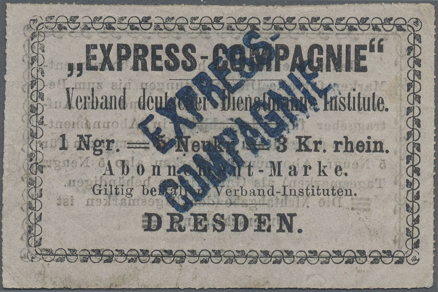 Lot 10250 - Deutsches Reich - Privatpost (Stadtpost) - Auktionshaus Christoph Gärtner GmbH & Co. KG 58th AUCTION - Day 3 Lot 10250 - Deutsches Reich - Privatpost (Stadtpost) - Auktionshaus Christoph Gärtner GmbH & Co. KG 58th AUCTION - Day 3