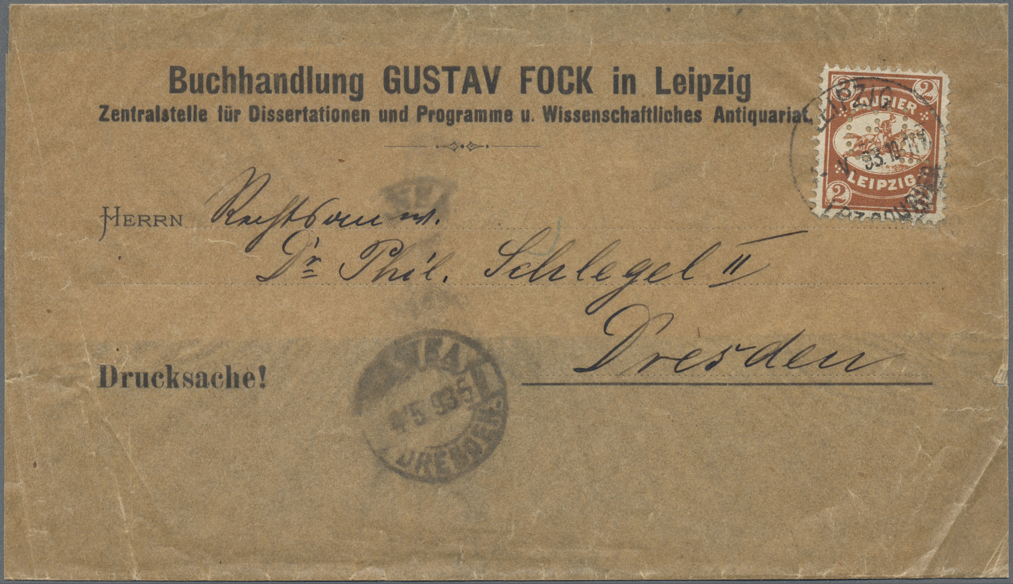 Lot 10394 - Deutsches Reich - Privatpost (Stadtpost) - Auktionshaus Christoph Gärtner GmbH & Co. KG 58th AUCTION - Day 3 Lot 10394 - Deutsches Reich - Privatpost (Stadtpost) - Auktionshaus Christoph Gärtner GmbH & Co. KG 58th AUCTION - Day 3