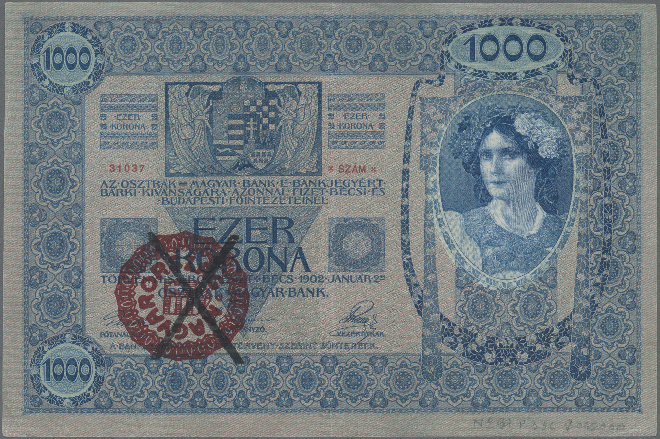 Lot 8626 - Hungary / Ungarn banknoten -  Auktionshaus Christoph Gärtner GmbH & Co. KG Sale #47 Banknotes Worldwide & Germany, Numismatics