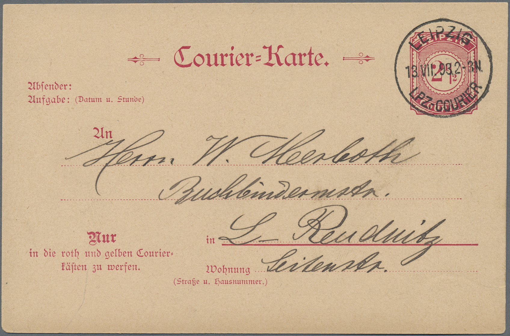 Lot 10403 - Deutsches Reich - Privatpost (Stadtpost) - Auktionshaus Christoph Gärtner GmbH & Co. KG 58th AUCTION - Day 3 Lot 10403 - Deutsches Reich - Privatpost (Stadtpost) - Auktionshaus Christoph Gärtner GmbH & Co. KG 58th AUCTION - Day 3