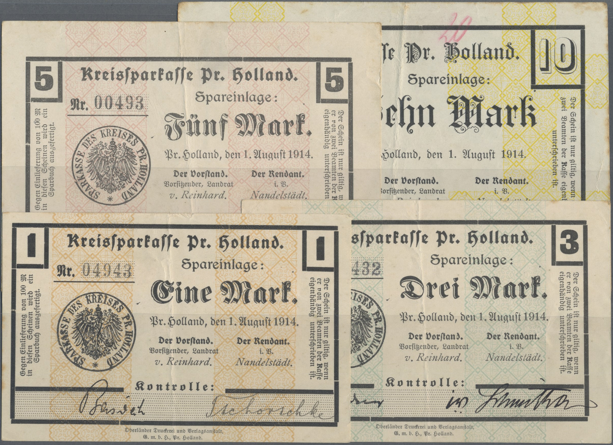 Lot 14794 - Deutschland - Notgeld - Ehemalige Ostgebiete | Banknoten - Auktionshaus Christoph Gärtner GmbH & Co. KG 53rd AUCTION - Day 6 Coins & Banknotes Lot 14794 - Deutschland - Notgeld - Ehemalige Ostgebiete | Banknoten - Auktionshaus Christoph Gärtner GmbH & Co. KG 53rd AUCTION - Day 6 Coins & Banknotes