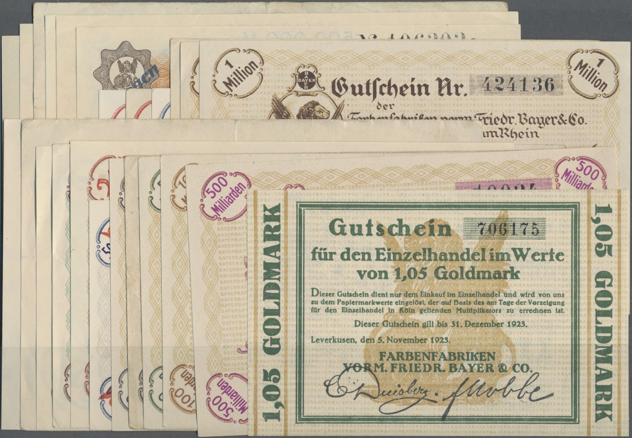 Lot 14713 - Deutschland - Notgeld - Rheinland | Banknoten  -  Auktionshaus Christoph Gärtner GmbH & Co. KG 53rd AUCTION - Day 6 Coins & Banknotes