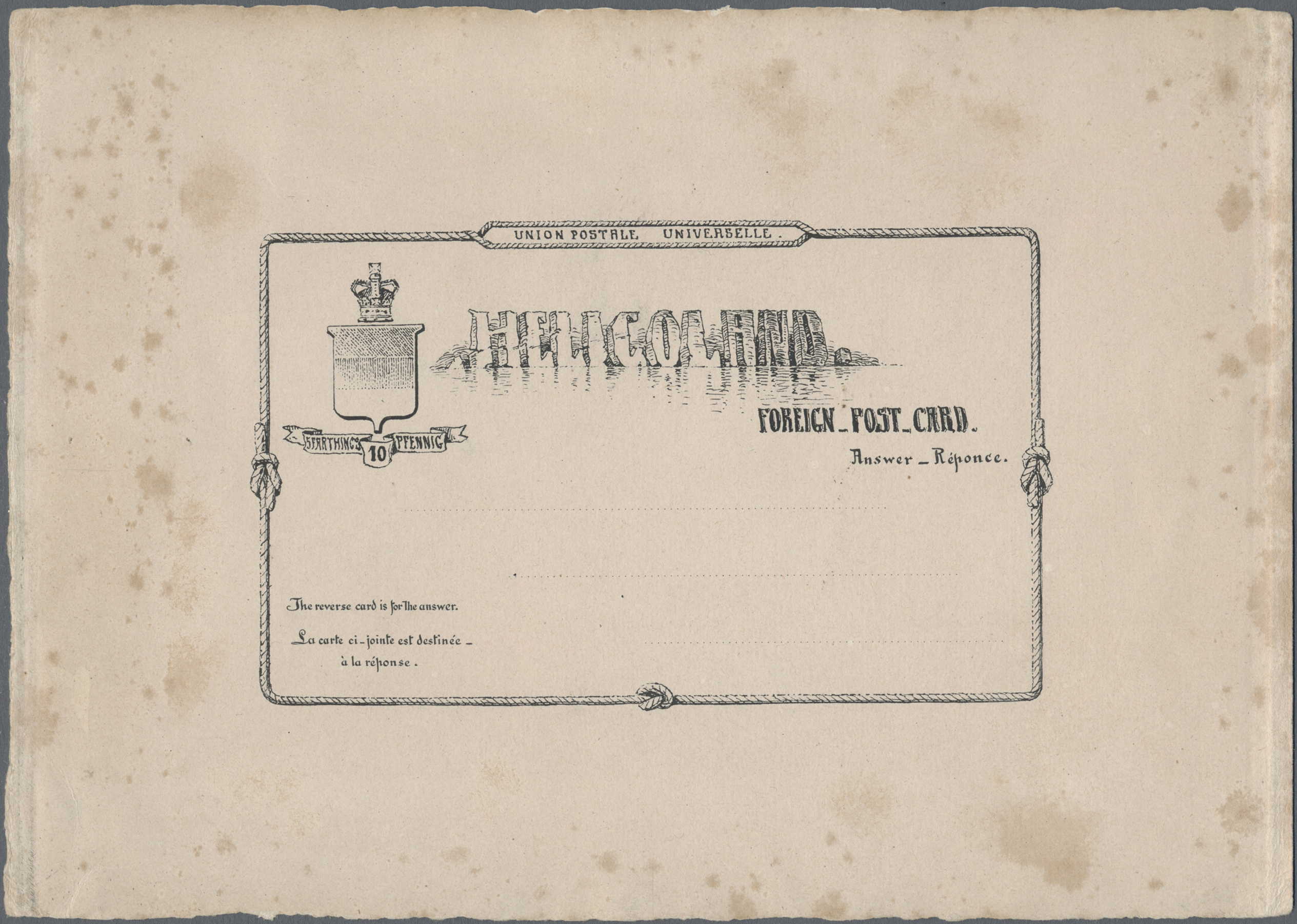Lot 388 - Helgoland - Ganzsachen  -  Auktionshaus Edgar Mohrmann & Co. Internat. Briefmarken-Auktionen GmhH Auction #211  