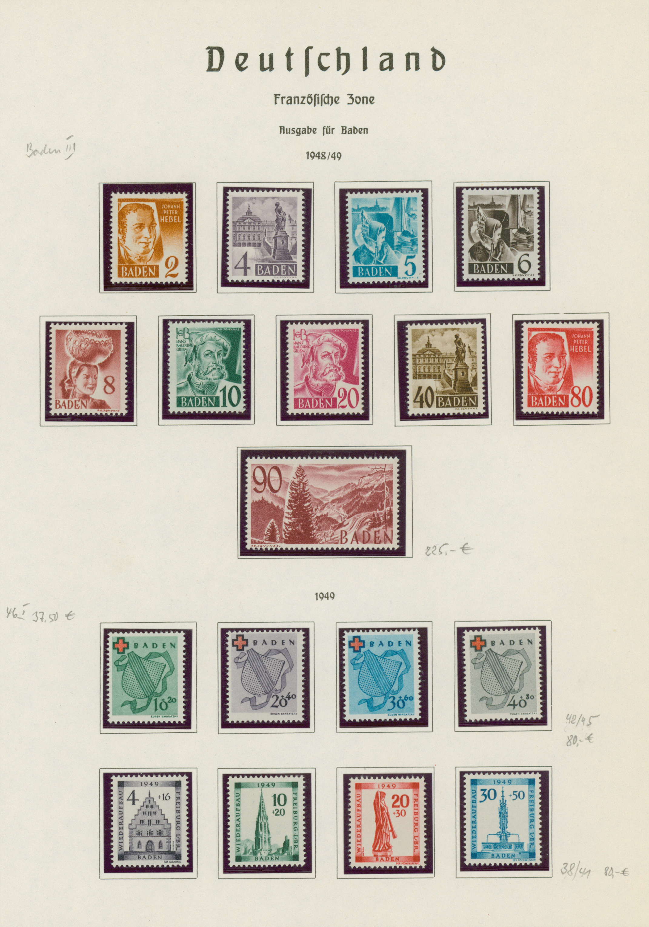 Lot 11697 - französische zone  -  Auktionshaus Christoph Gärtner GmbH & Co. KG 57th AUCTION - Day 5
