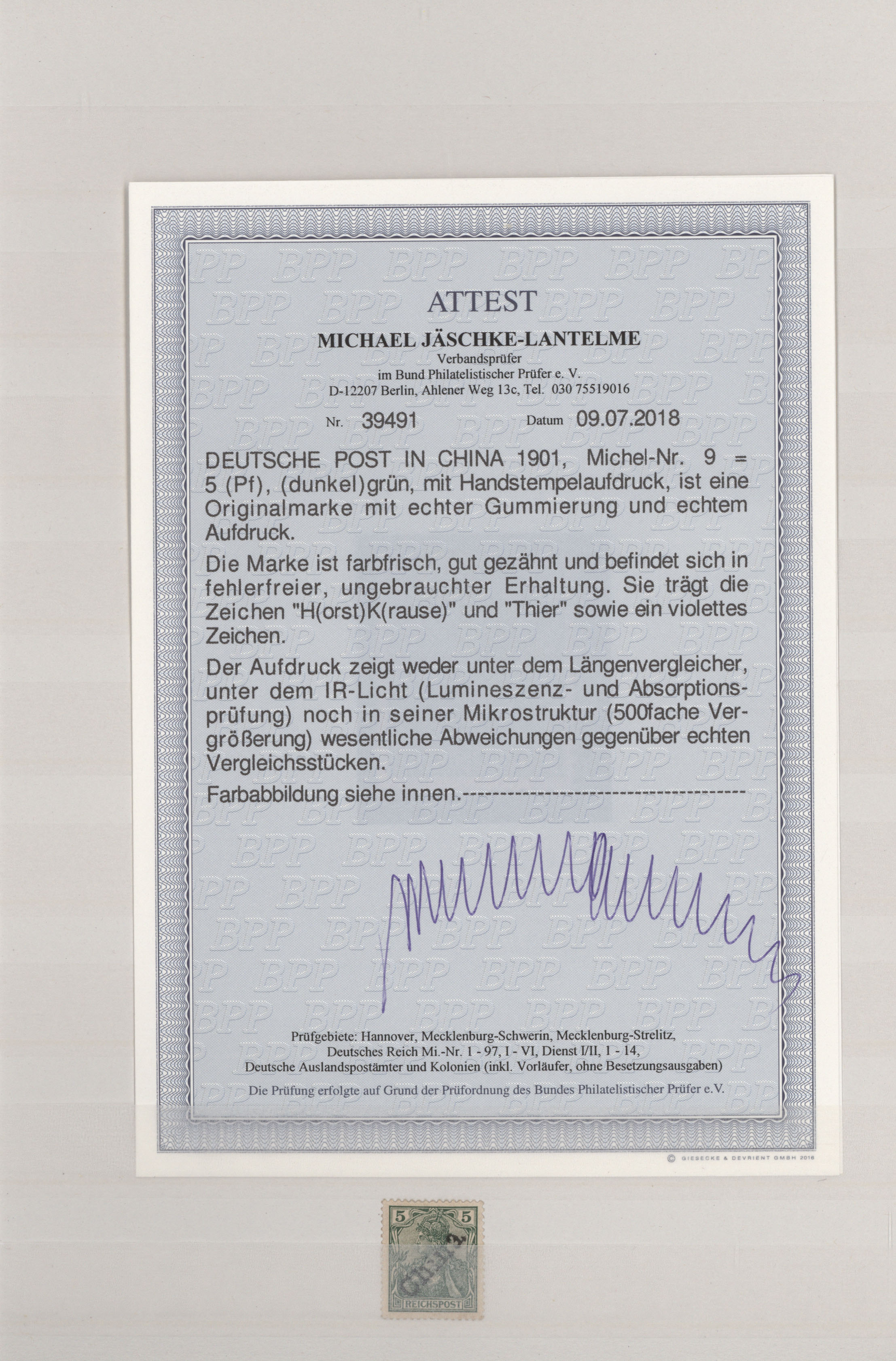 Lot 10945 - Deutsche Auslandspostämter + Kolonien - Auktionshaus Christoph Gärtner GmbH & Co. KG 57th AUCTION - Day 5 Lot 10945 - Deutsche Auslandspostämter + Kolonien - Auktionshaus Christoph Gärtner GmbH & Co. KG 57th AUCTION - Day 5