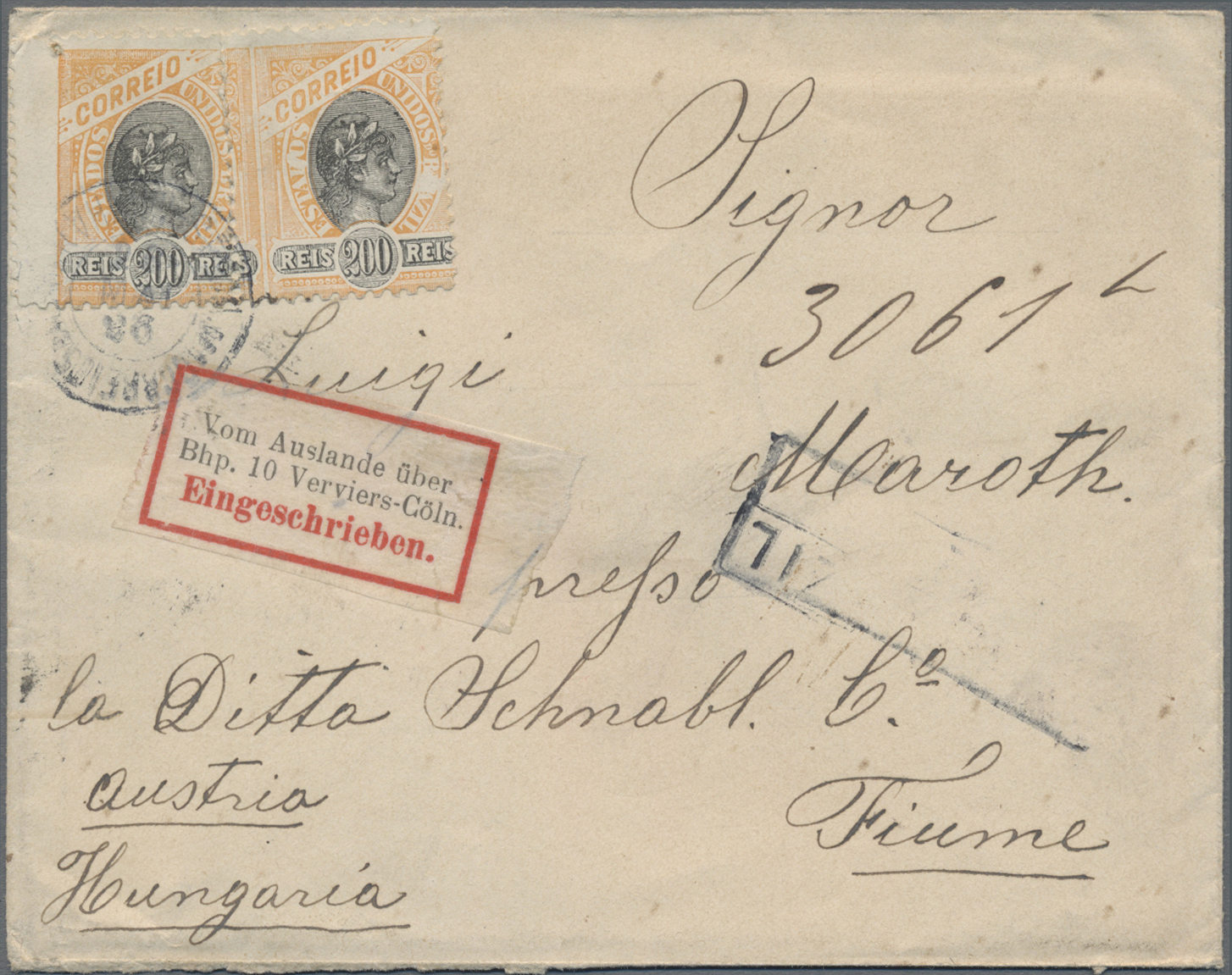 Lot 01368 - brasilien  -  Auktionshaus Christoph Gärtner GmbH & Co. KG 53rd AUCTION - Day 2 Overseas, Europe