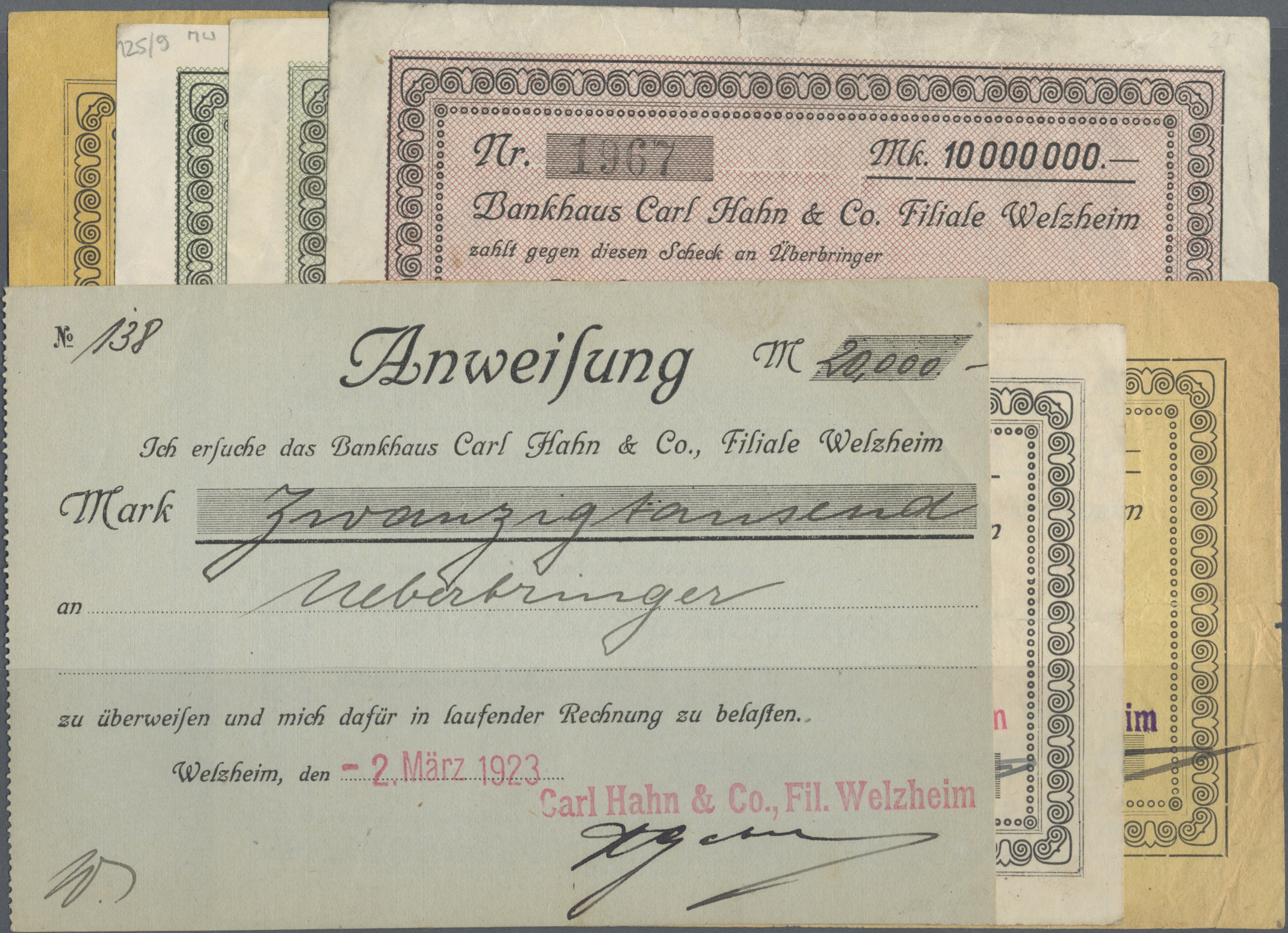 Lot 14788 - Deutschland - Notgeld - Württemberg | Banknoten - Auktionshaus Christoph Gärtner GmbH & Co. KG 53rd AUCTION - Day 6 Coins & Banknotes Lot 14788 - Deutschland - Notgeld - Württemberg | Banknoten - Auktionshaus Christoph Gärtner GmbH & Co. KG 53rd AUCTION - Day 6 Coins & Banknotes