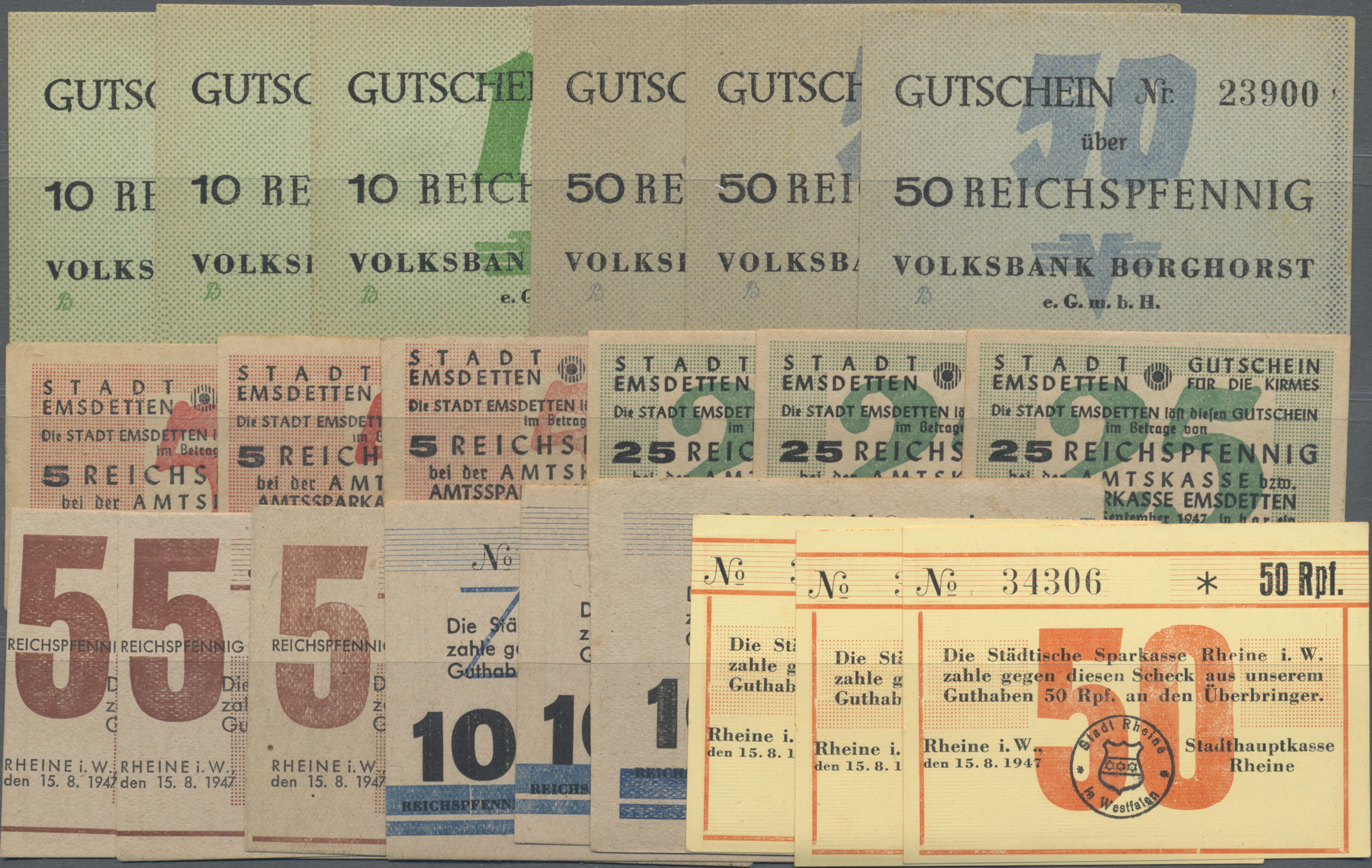 Lot 14809 - Deutschland - Alliierte Militärbehörde + Ausgaben 1945-1948 | Banknoten - Auktionshaus Christoph Gärtner GmbH & Co. KG 53rd AUCTION - Day 6 Coins/Banknotes Lot 14809 - Deutschland - Alliierte Militärbehörde + Ausgaben 1945-1948 | Banknoten - Auktionshaus Christoph Gärtner GmbH & Co. KG 53rd AUCTION - Day 6 Coins/Banknotes