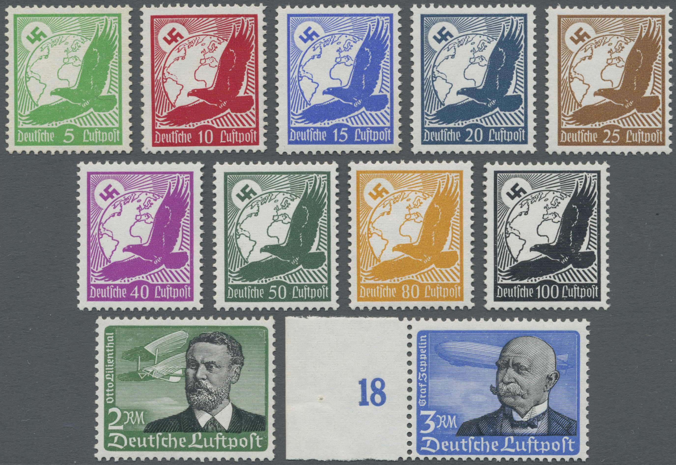Stamp Auction Deutsches Reich 3. Reich Single lots Germany