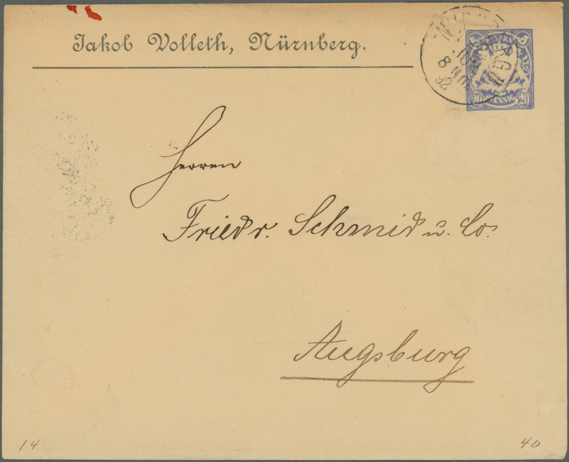 Lot 13717 - bayern - ganzsachen  -  Auktionshaus Christoph Gärtner GmbH & Co. KG 58th AUCTION - Day 5