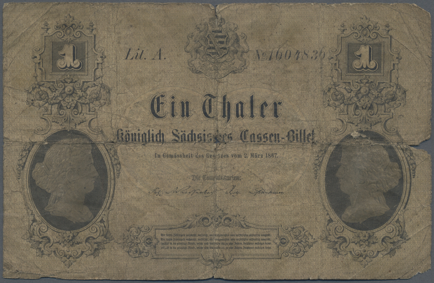 Lot 14504 - Deutschland - Altdeutsche Staaten | Banknoten - Auktionshaus Christoph Gärtner GmbH & Co. KG 53rd AUCTION - Day 6 Coins & Banknotes Lot 14504 - Deutschland - Altdeutsche Staaten | Banknoten - Auktionshaus Christoph Gärtner GmbH & Co. KG 53rd AUCTION - Day 6 Coins & Banknotes