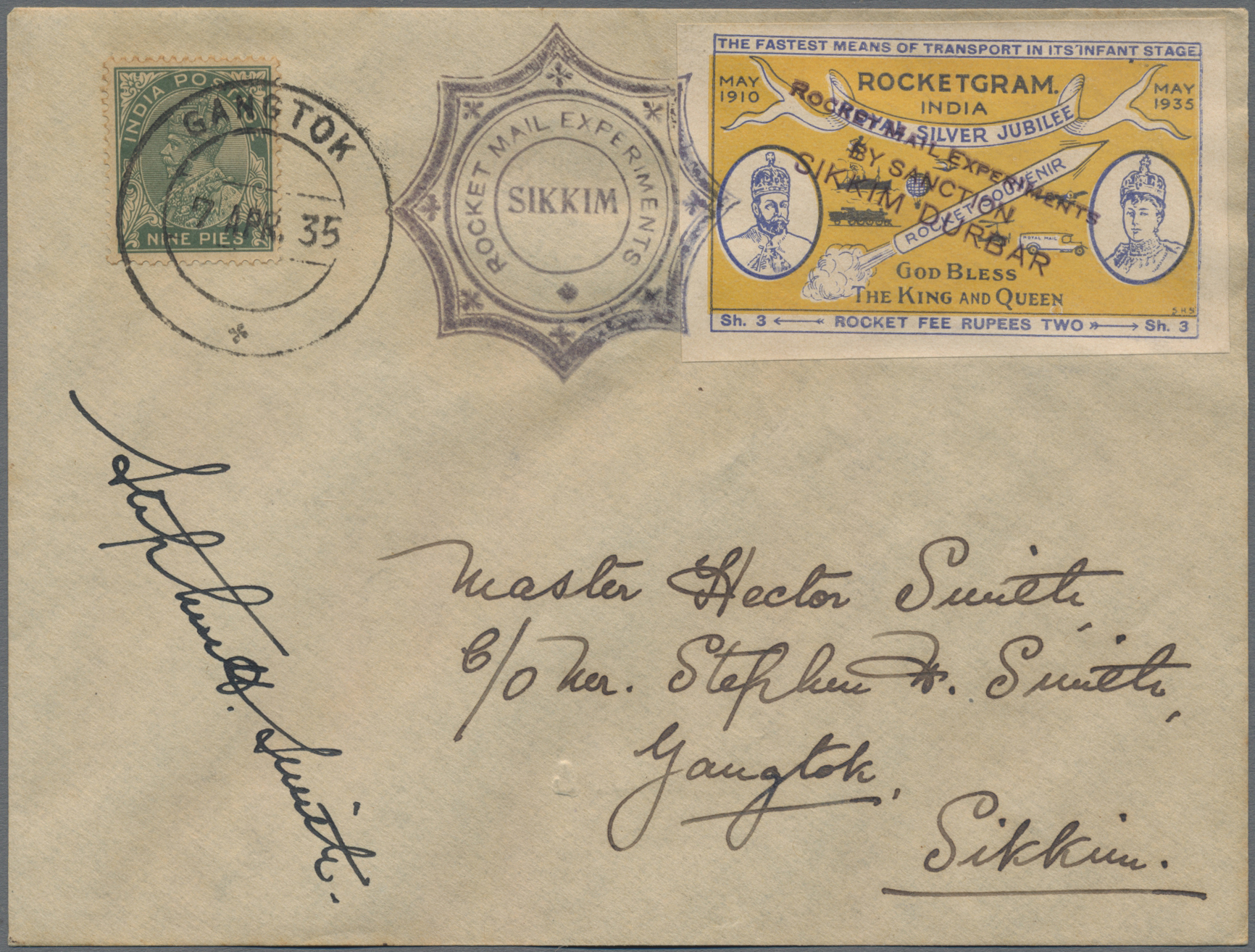 Lot 02233 - Indien - Raketenpost  -  Auktionshaus Christoph Gärtner GmbH & Co. KG 57th AUCTION - Day 2