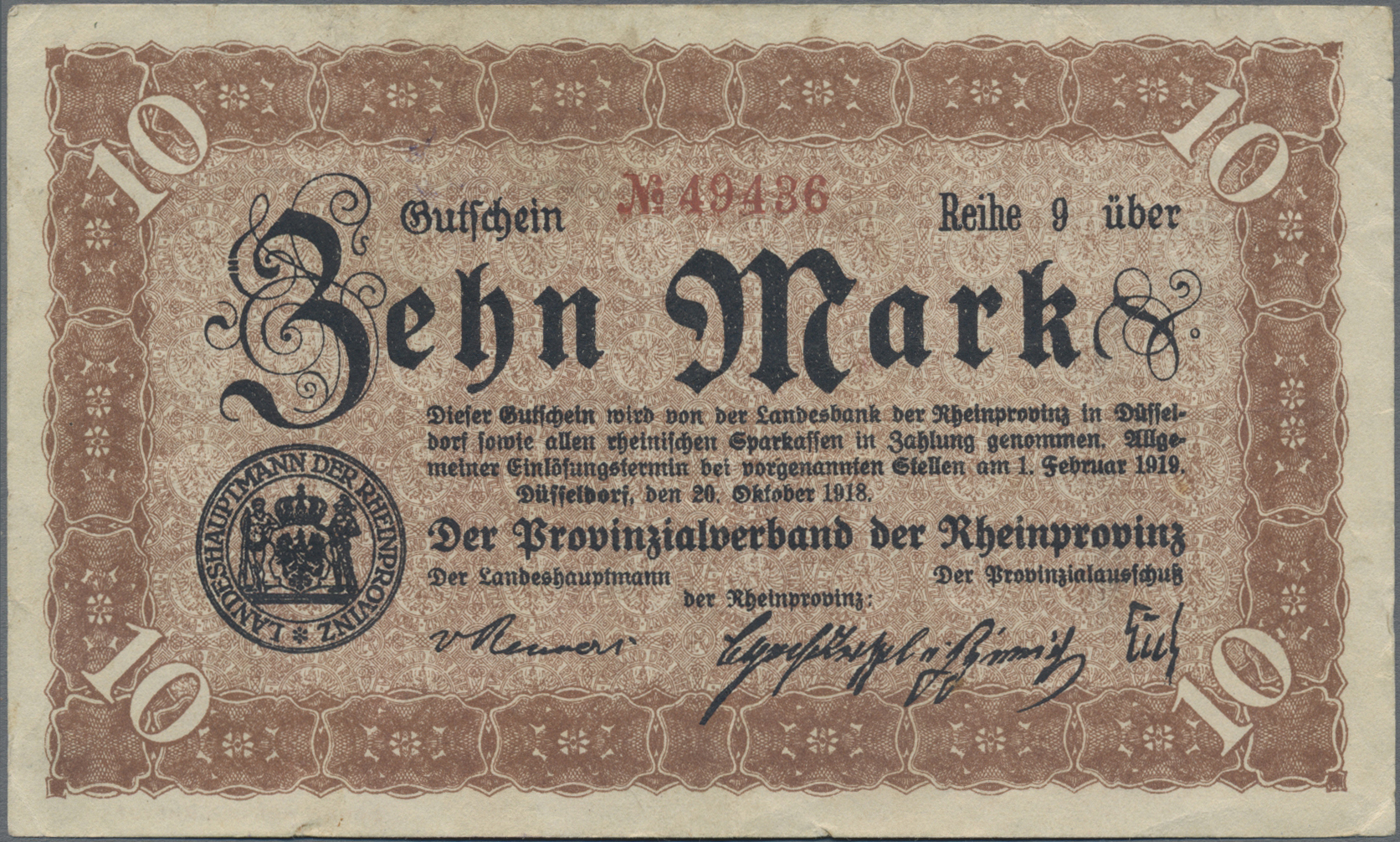 Lot 14819 - Deutschland - Länderscheine | Banknoten - Auktionshaus Christoph Gärtner GmbH & Co. KG 53rd AUCTION - Day 6 Coins & Banknotes Lot 14819 - Deutschland - Länderscheine | Banknoten - Auktionshaus Christoph Gärtner GmbH & Co. KG 53rd AUCTION - Day 6 Coins & Banknotes