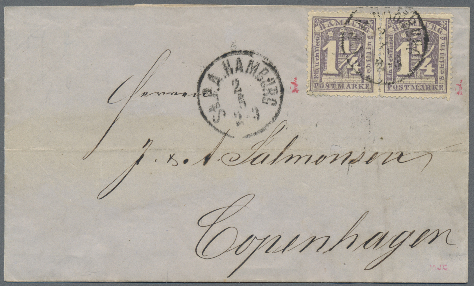 Lot 02904 - Hamburg - Marken und Briefe - Auktionshaus Christoph Gärtner GmbH & Co. KG 53rd AUCTION - Day 3 Germany Lot 02904 - Hamburg - Marken und Briefe - Auktionshaus Christoph Gärtner GmbH & Co. KG 53rd AUCTION - Day 3 Germany