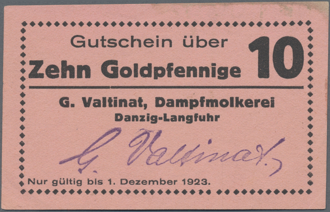 Lot 14555 - Deutschland - Nebengebiete Deutsches Reich | Banknoten  -  Auktionshaus Christoph Gärtner GmbH & Co. KG 53rd AUCTION - Day 6 Coins & Banknotes