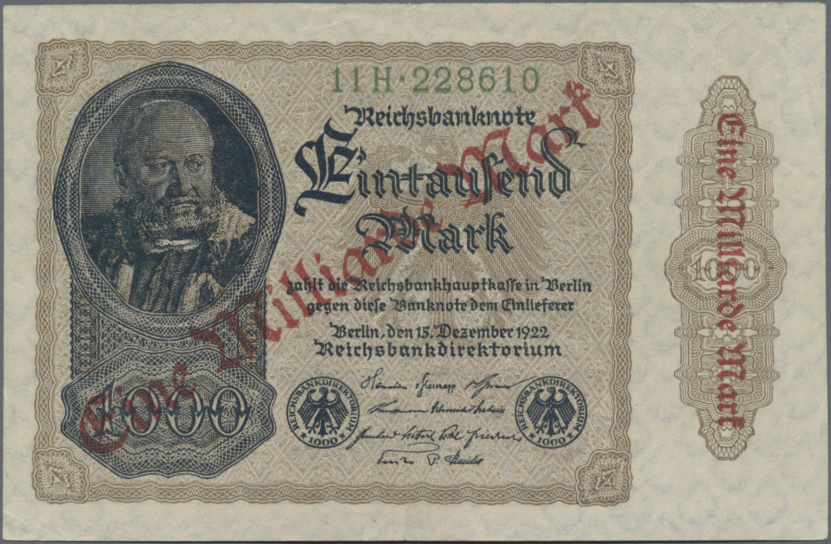 Lot 14513 - Deutschland - Deutsches Reich bis 1945 | Banknoten - Auktionshaus Christoph Gärtner GmbH & Co. KG 53rd AUCTION - Day 6 Coins/Banknotes Lot 14513 - Deutschland - Deutsches Reich bis 1945 | Banknoten - Auktionshaus Christoph Gärtner GmbH & Co. KG 53rd AUCTION - Day 6 Coins/Banknotes