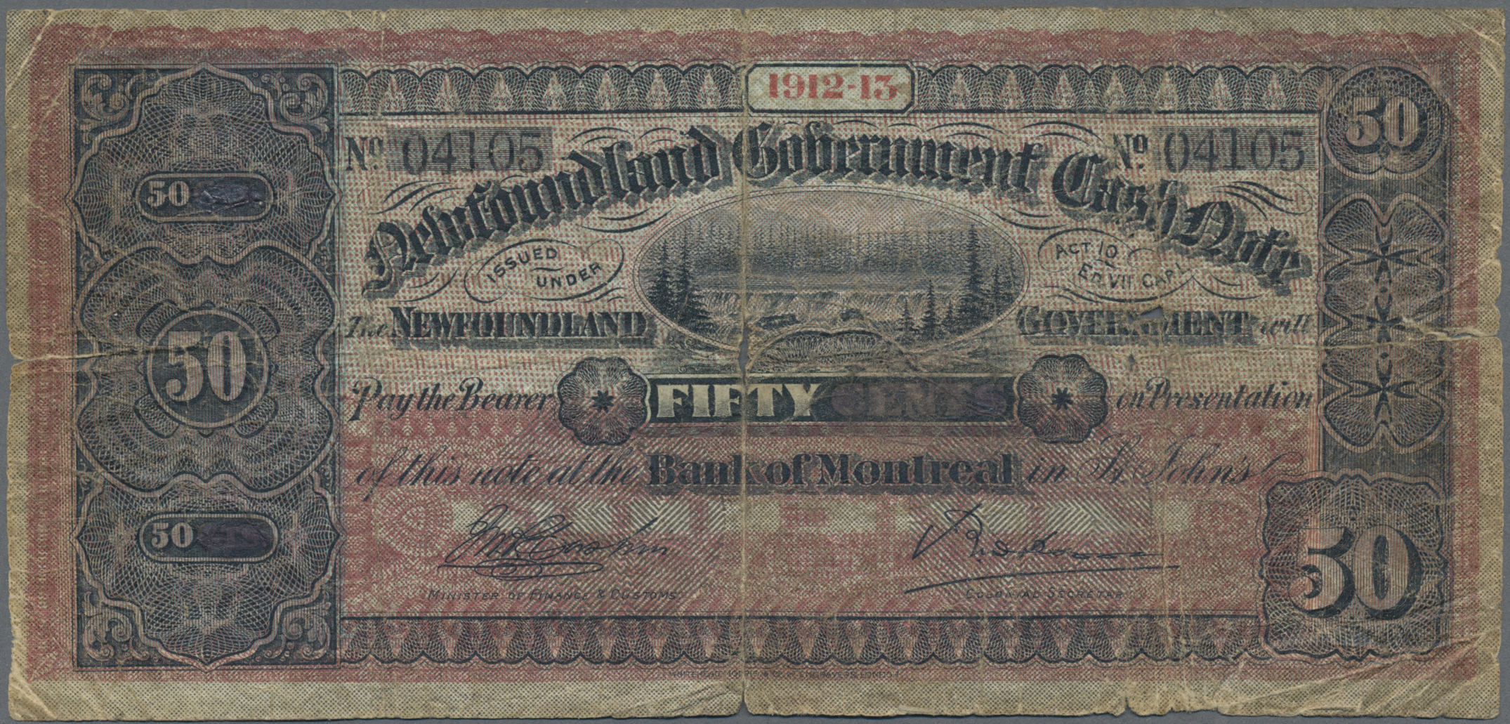 Lot 14226 - Newfoundland / Neufundland | Banknoten - Auktionshaus Christoph Gärtner GmbH & Co. KG 53rd AUCTION - Day 6 Coins & Banknotes Lot 14226 - Newfoundland / Neufundland | Banknoten - Auktionshaus Christoph Gärtner GmbH & Co. KG 53rd AUCTION - Day 6 Coins & Banknotes