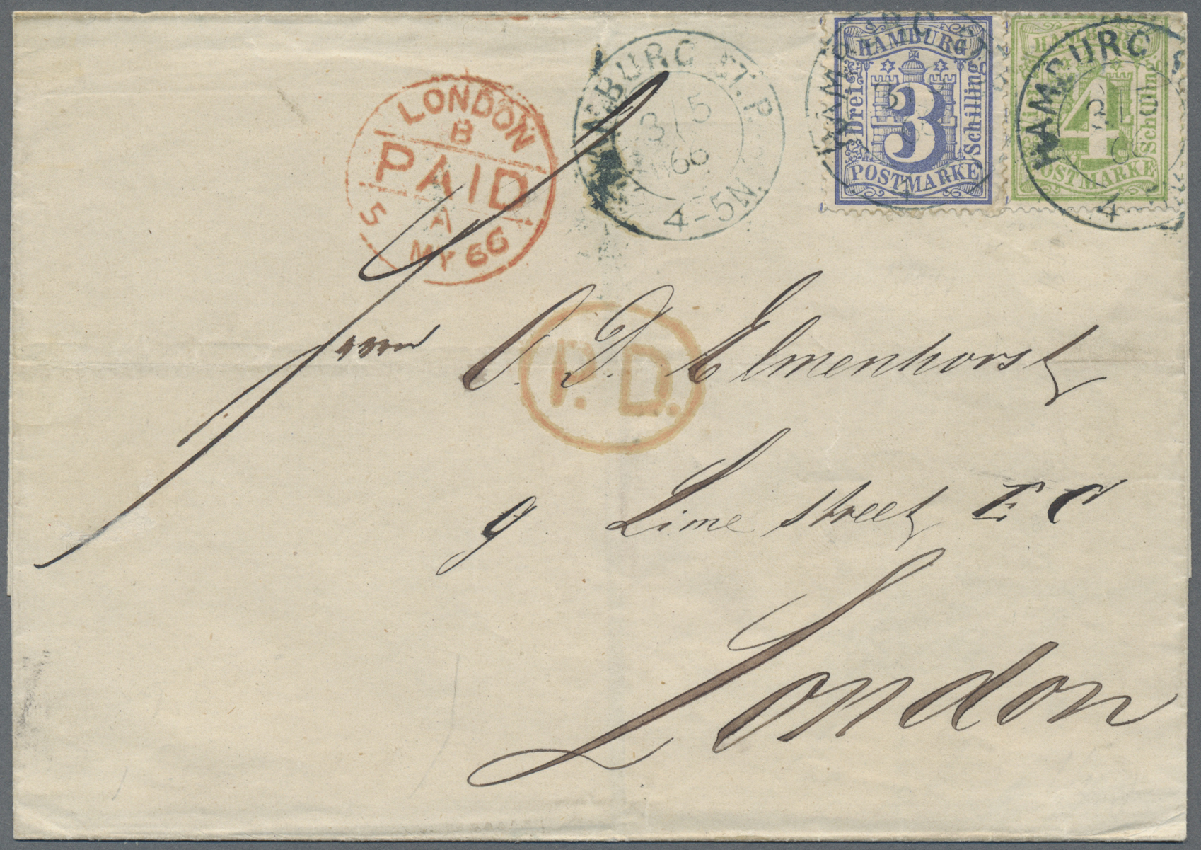 Lot 02906 - Hamburg - Marken und Briefe - Auktionshaus Christoph Gärtner GmbH & Co. KG 53rd AUCTION - Day 3 Germany Lot 02906 - Hamburg - Marken und Briefe - Auktionshaus Christoph Gärtner GmbH & Co. KG 53rd AUCTION - Day 3 Germany