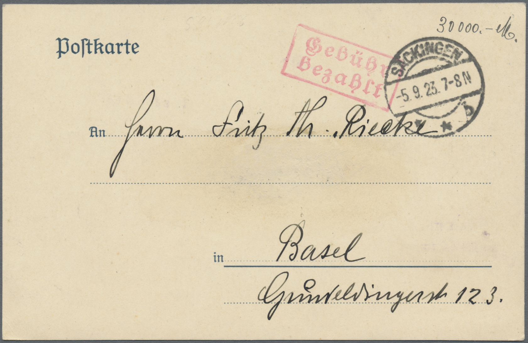 Lot 36675 - Deutsches Reich - Weimar  -  Auktionshaus Christoph Gärtner GmbH & Co. KG Sale #44 Collections Germany