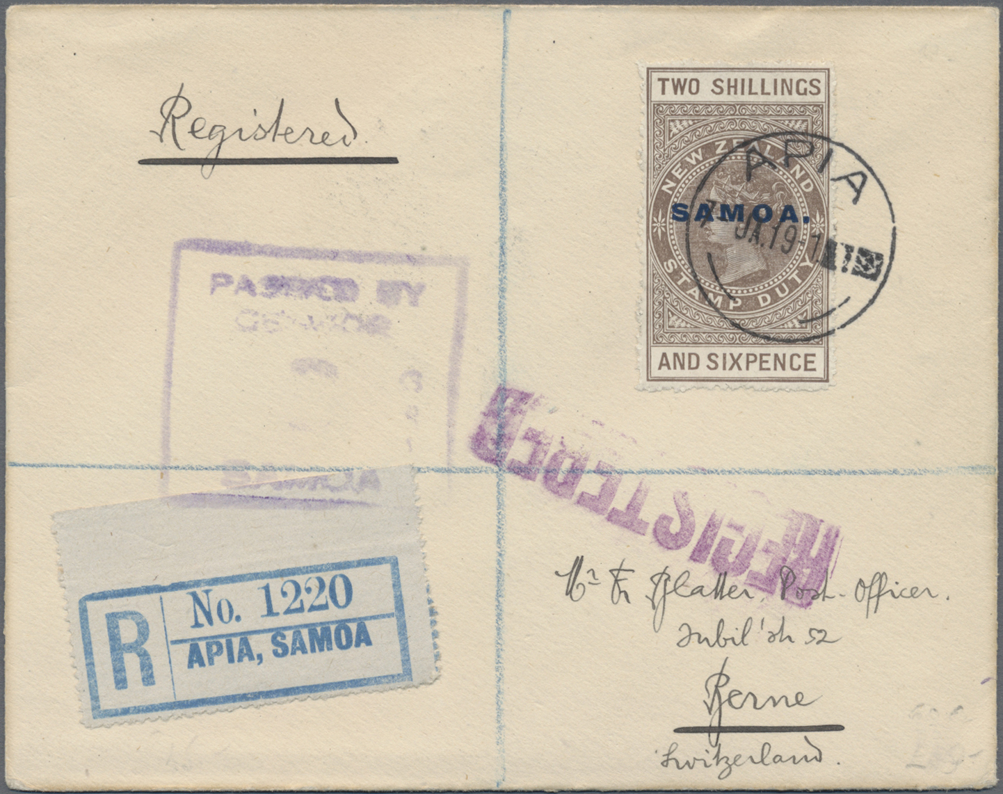 Lot 07646 - samoa - Auktionshaus Christoph Gärtner GmbH & Co. KG 56th AUCTION - Day 4 Lot 07646 - samoa - Auktionshaus Christoph Gärtner GmbH & Co. KG 56th AUCTION - Day 4