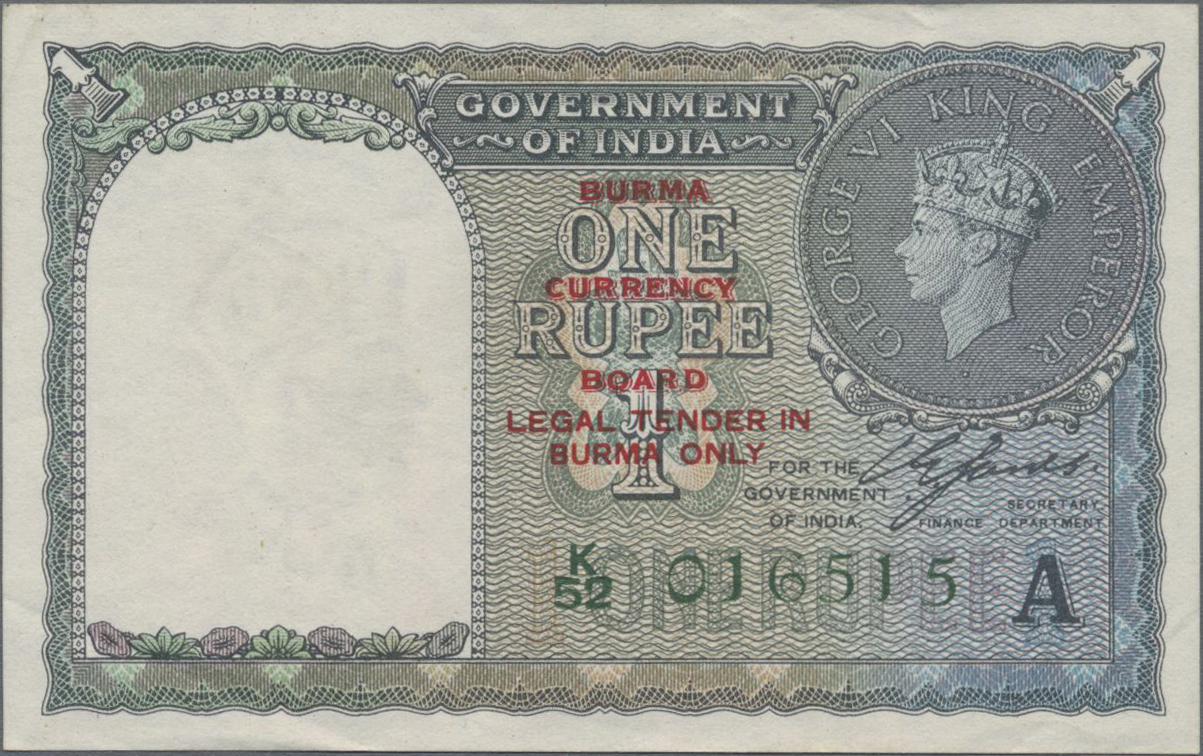 Lot 14057 - Burma / Myanmar / Birma | Banknoten  -  Auktionshaus Christoph Gärtner GmbH & Co. KG 53rd AUCTION - Day 6 Coins & Banknotes