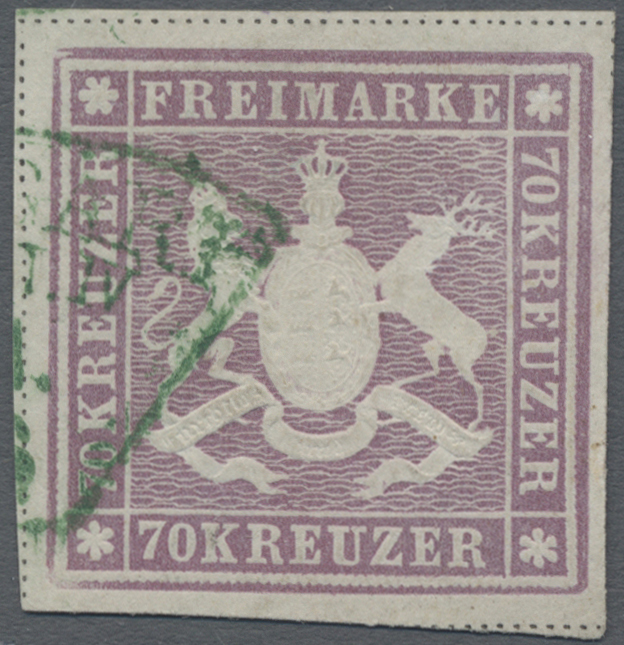 Lot 04894 - Württemberg - Marken und Briefe - Auktionshaus Christoph Gärtner GmbH & Co. KG 57th AUCTION - Day 3 Lot 04894 - Württemberg - Marken und Briefe - Auktionshaus Christoph Gärtner GmbH & Co. KG 57th AUCTION - Day 3