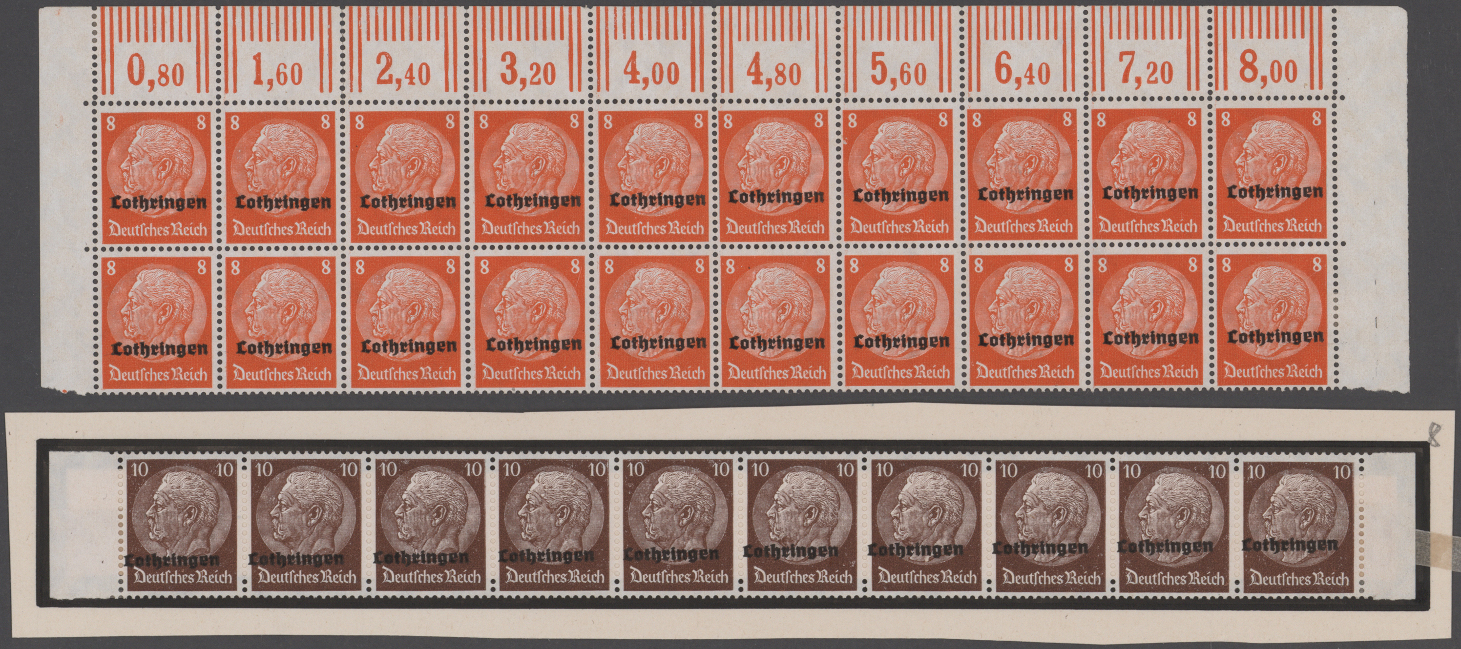 Lot 11121 - Dt. Besetzung II WK - Lothringen - Auktionshaus Christoph Gärtner GmbH & Co. KG 57th AUCTION - Day 5 Lot 11121 - Dt. Besetzung II WK - Lothringen - Auktionshaus Christoph Gärtner GmbH & Co. KG 57th AUCTION - Day 5
