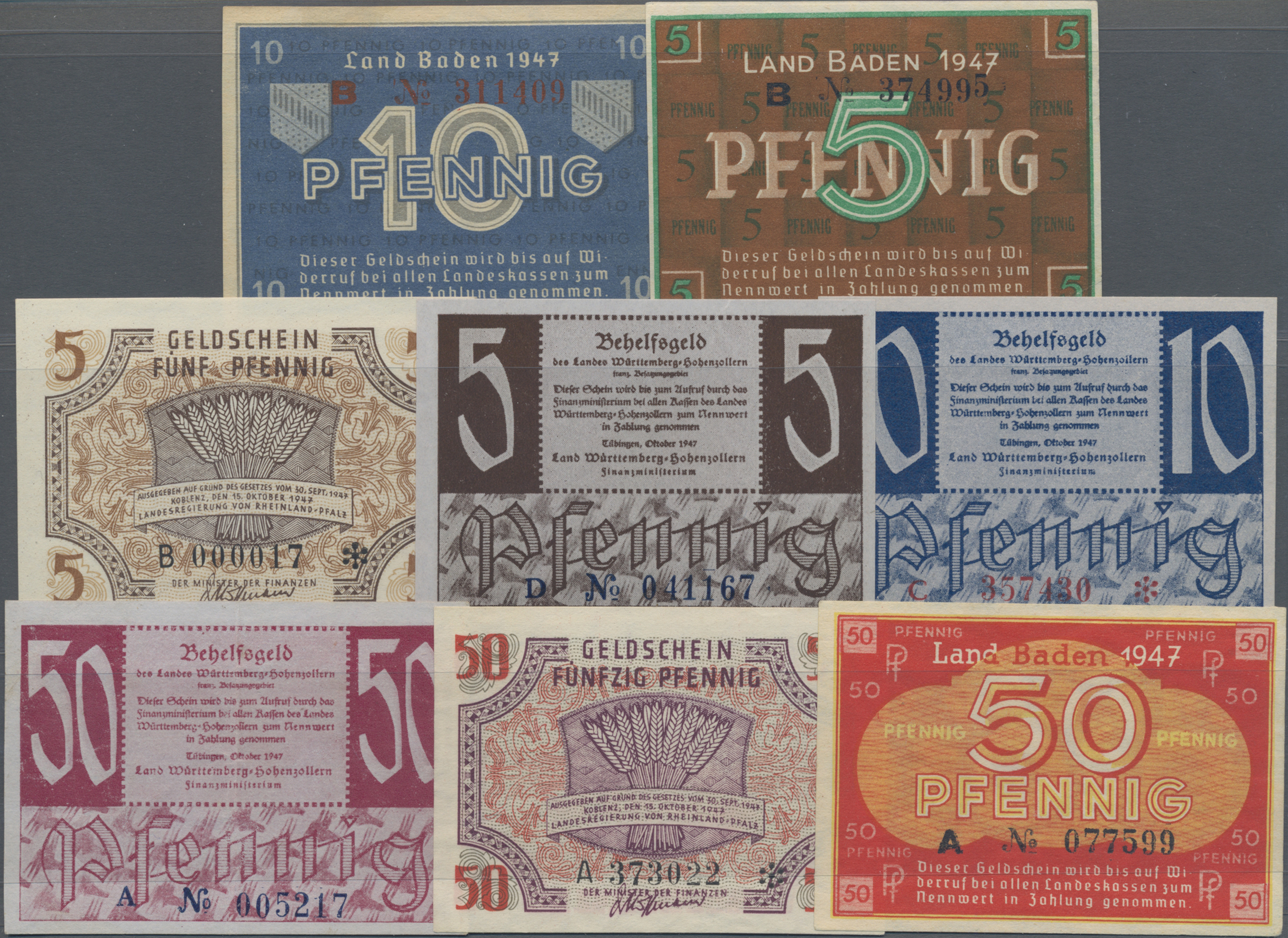 Lot 14532 - Deutschland - Bank Deutscher Länder + Bundesrepublik Deutschland | Banknoten  -  Auktionshaus Christoph Gärtner GmbH & Co. KG 53rd AUCTION - Day 6 Coins & Banknotes