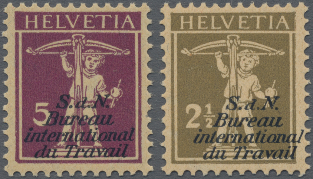 Lot 02549 - Schweiz - Internationales Arbeitsamt (BIT/ILO)  -  Auktionshaus Christoph Gärtner GmbH & Co. KG 53rd AUCTION - Day 2 Overseas, Europe