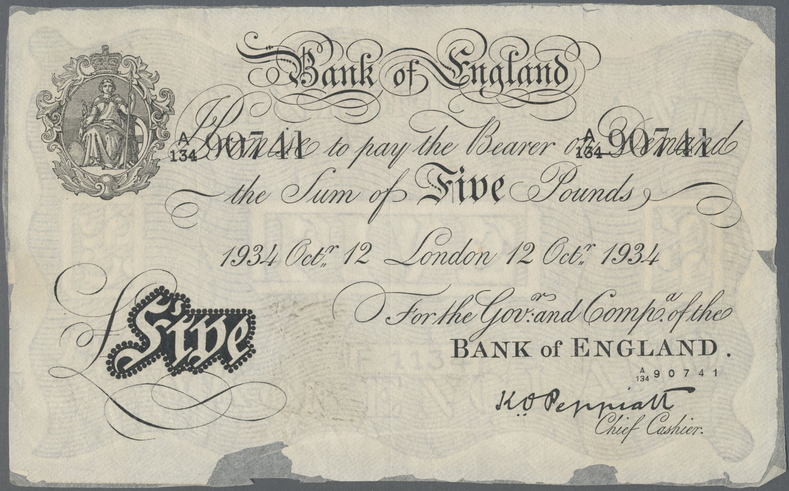 Lot 14125 - Great Britain / Großbritannien | Banknoten - Auktionshaus Christoph Gärtner GmbH & Co. KG 53rd AUCTION - Day 6 Coins & Banknotes Lot 14125 - Great Britain / Großbritannien | Banknoten - Auktionshaus Christoph Gärtner GmbH & Co. KG 53rd AUCTION - Day 6 Coins & Banknotes