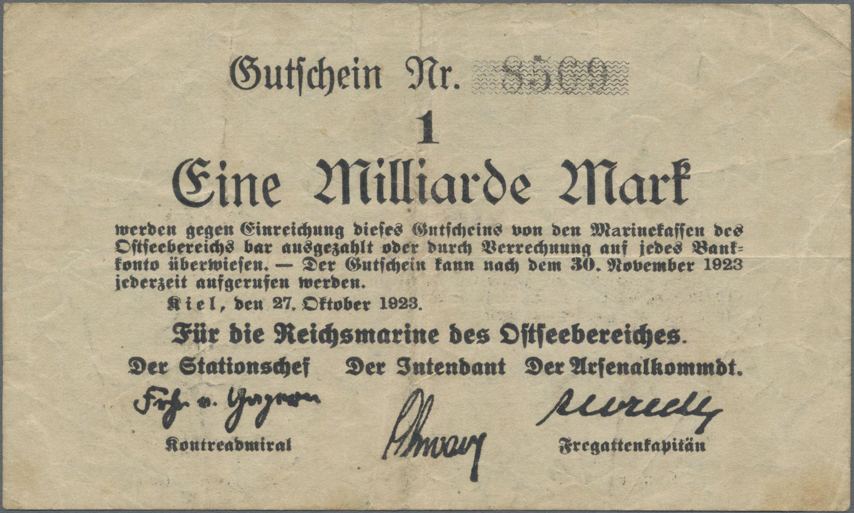 Lot 14526 - Deutschland - Deutsches Reich bis 1945 | Banknoten - Auktionshaus Christoph Gärtner GmbH & Co. KG 53rd AUCTION - Day 6 Coins & Banknotes Lot 14526 - Deutschland - Deutsches Reich bis 1945 | Banknoten - Auktionshaus Christoph Gärtner GmbH & Co. KG 53rd AUCTION - Day 6 Coins & Banknotes