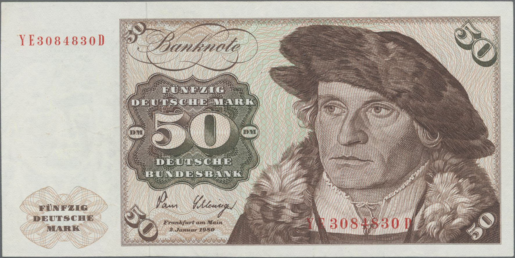 Lot 14542 - Deutschland - Bank Deutscher Länder + Bundesrepublik Deutschland | Banknoten  -  Auktionshaus Christoph Gärtner GmbH & Co. KG 53rd AUCTION - Day 6 Coins/Banknotes