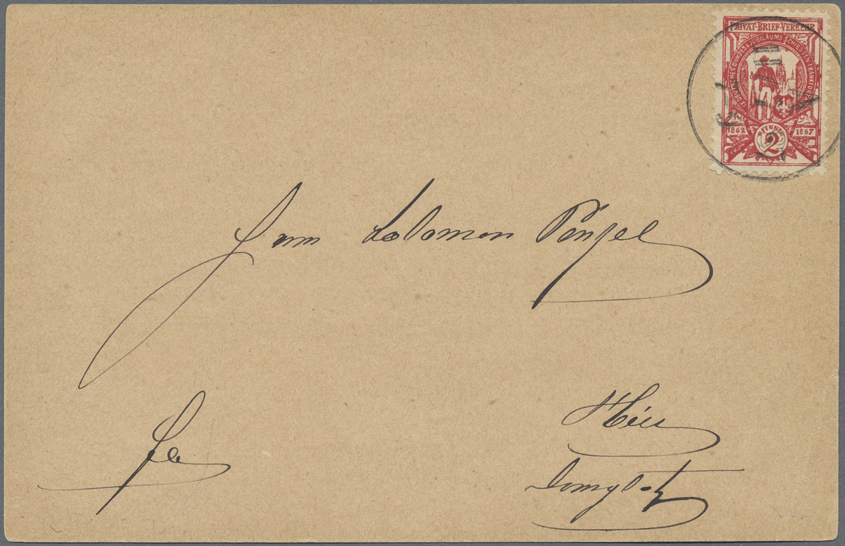 Lot 10298 - Deutsches Reich - Privatpost (Stadtpost) - Auktionshaus Christoph Gärtner GmbH & Co. KG 58th AUCTION - Day 3 Lot 10298 - Deutsches Reich - Privatpost (Stadtpost) - Auktionshaus Christoph Gärtner GmbH & Co. KG 58th AUCTION - Day 3