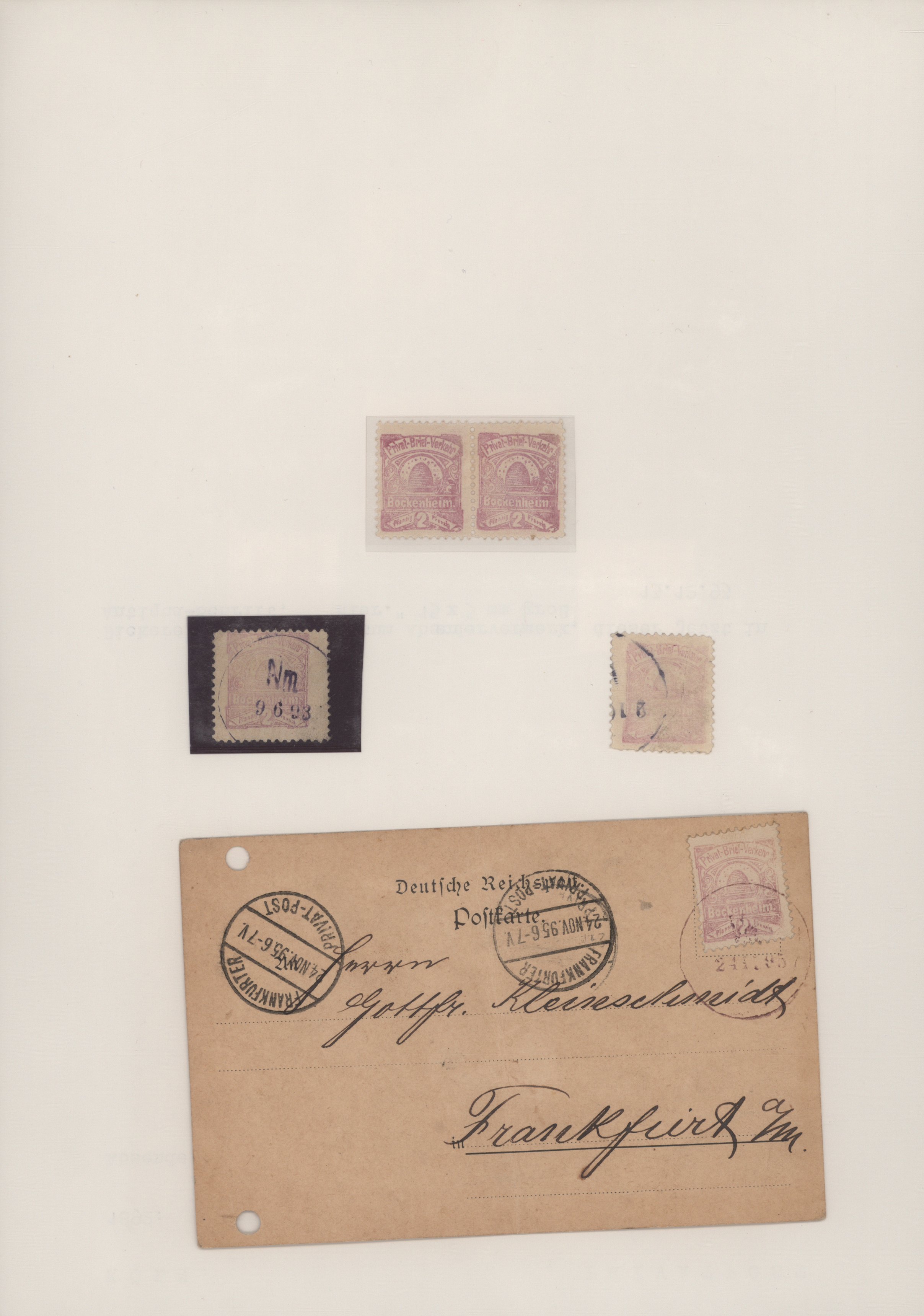 Lot 10221 - Deutsches Reich - Privatpost (Stadtpost)  -  Auktionshaus Christoph Gärtner GmbH & Co. KG 58th AUCTION - Day 3