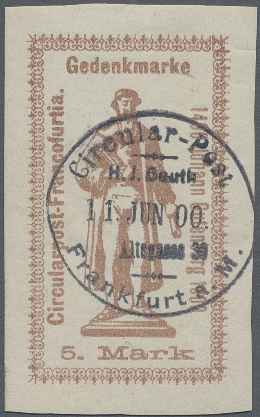 Lot 10301 - Deutsches Reich - Privatpost (Stadtpost) - Auktionshaus Christoph Gärtner GmbH & Co. KG 58th AUCTION - Day 3 Lot 10301 - Deutsches Reich - Privatpost (Stadtpost) - Auktionshaus Christoph Gärtner GmbH & Co. KG 58th AUCTION - Day 3