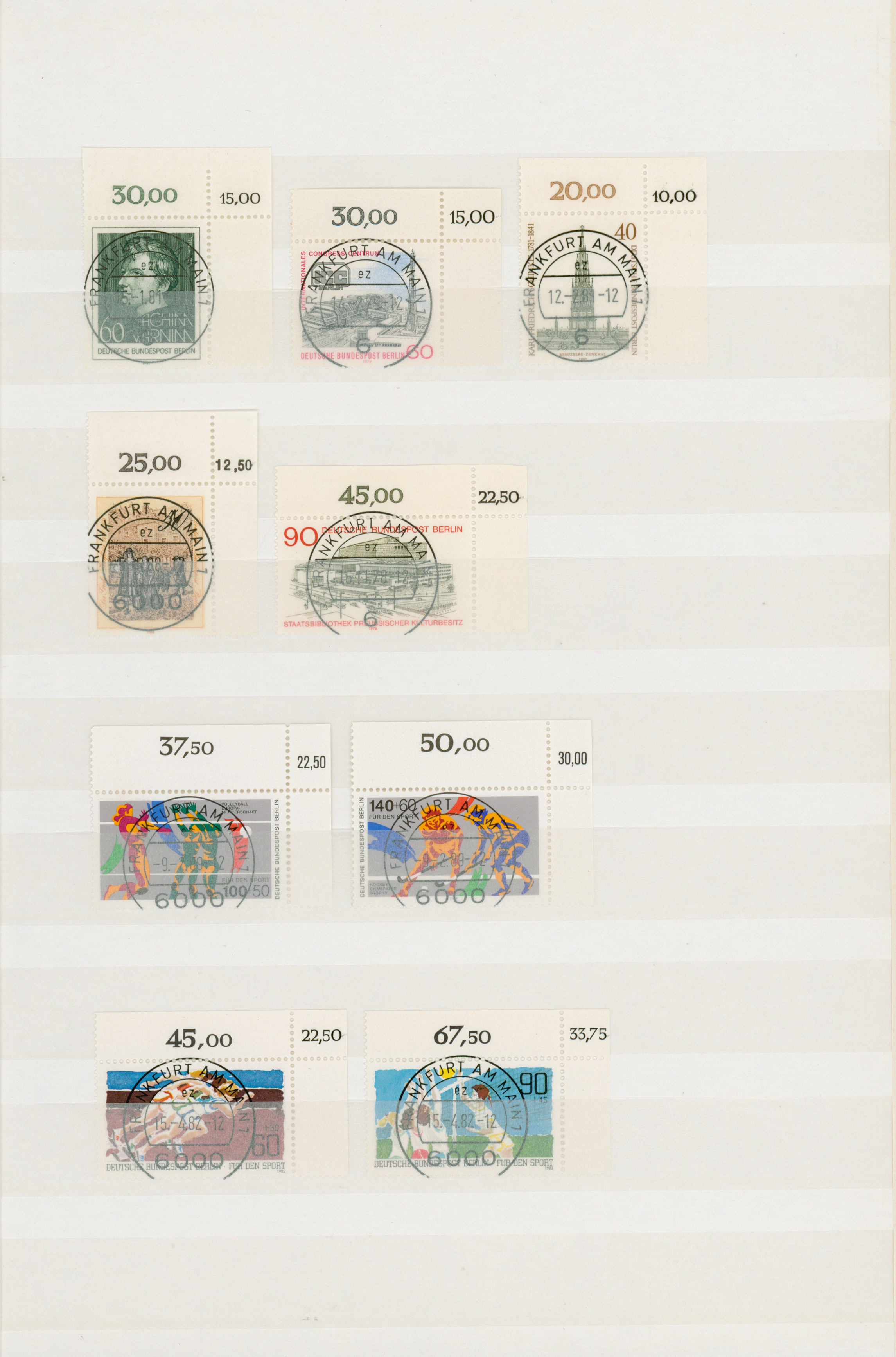 Lot 11556 - bundesrepublik und berlin - Auktionshaus Christoph Gärtner GmbH & Co. KG 57th AUCTION - Day 5 Lot 11556 - bundesrepublik und berlin - Auktionshaus Christoph Gärtner GmbH & Co. KG 57th AUCTION - Day 5