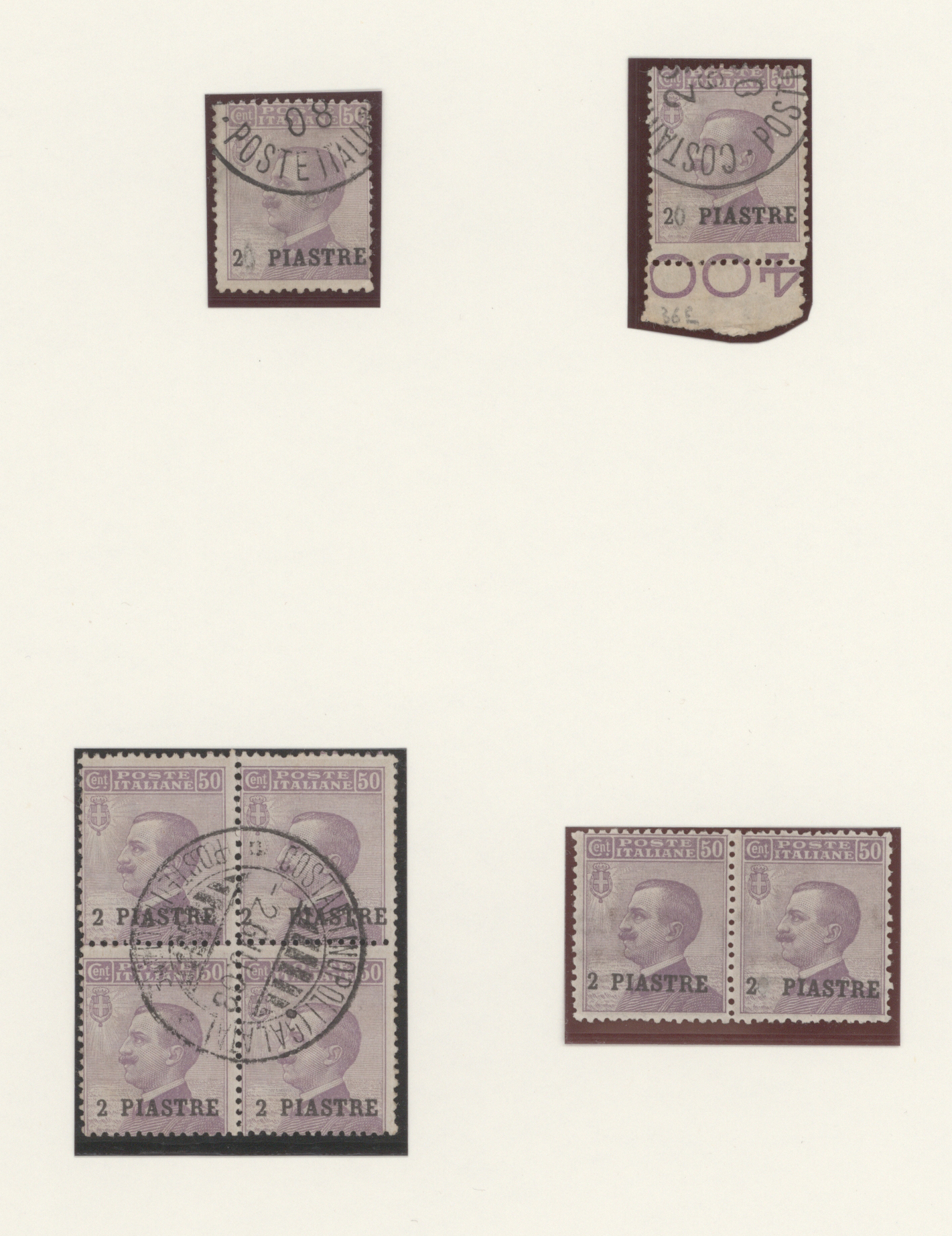 Lot 09293 - italienische post in der levante  -  Auktionshaus Christoph Gärtner GmbH & Co. KG 55th AUCTION - Day 4