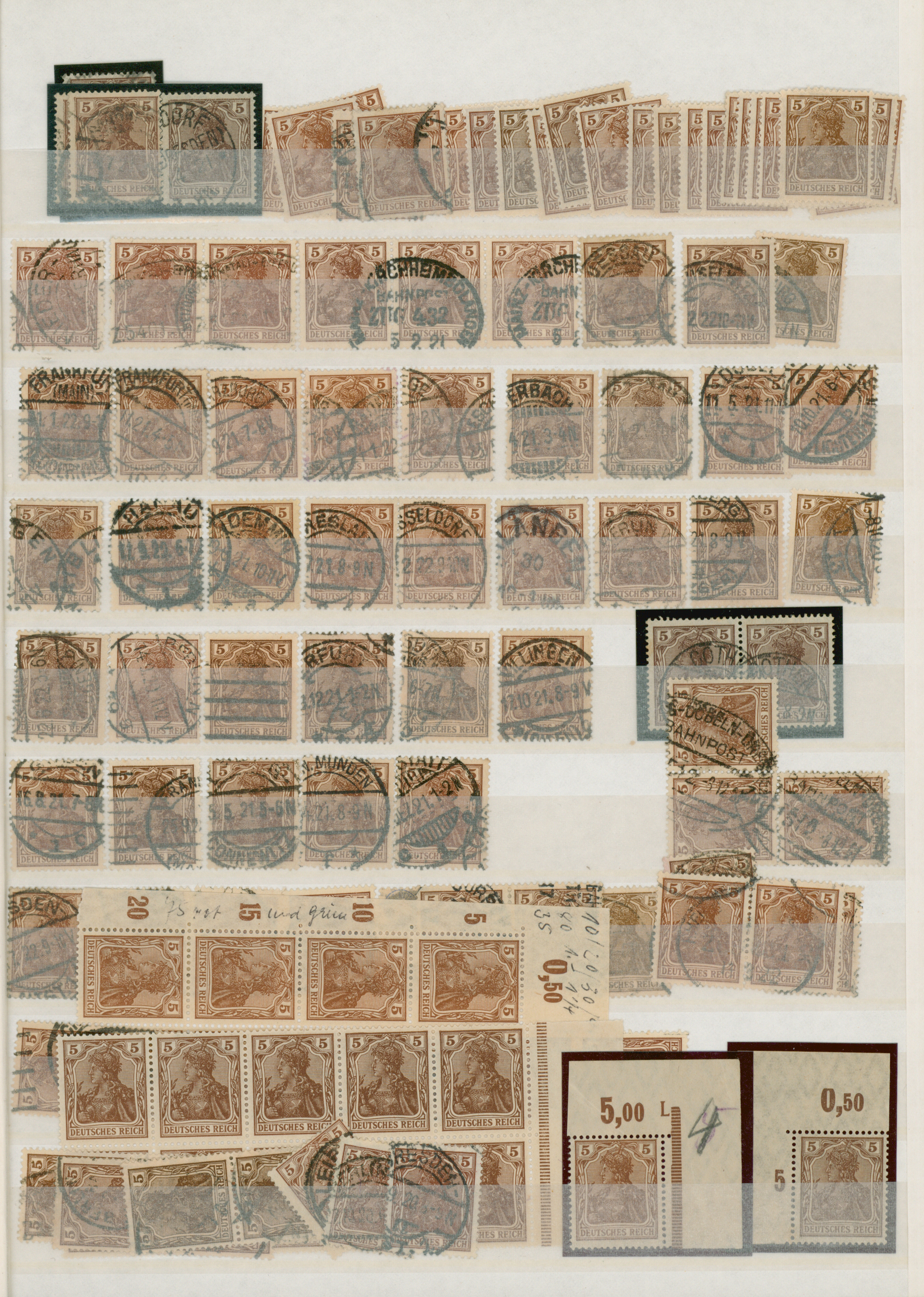 Lot 10633 - Deutsches Reich - Germania  -  Auktionshaus Christoph Gärtner GmbH & Co. KG 57th AUCTION - Day 5
