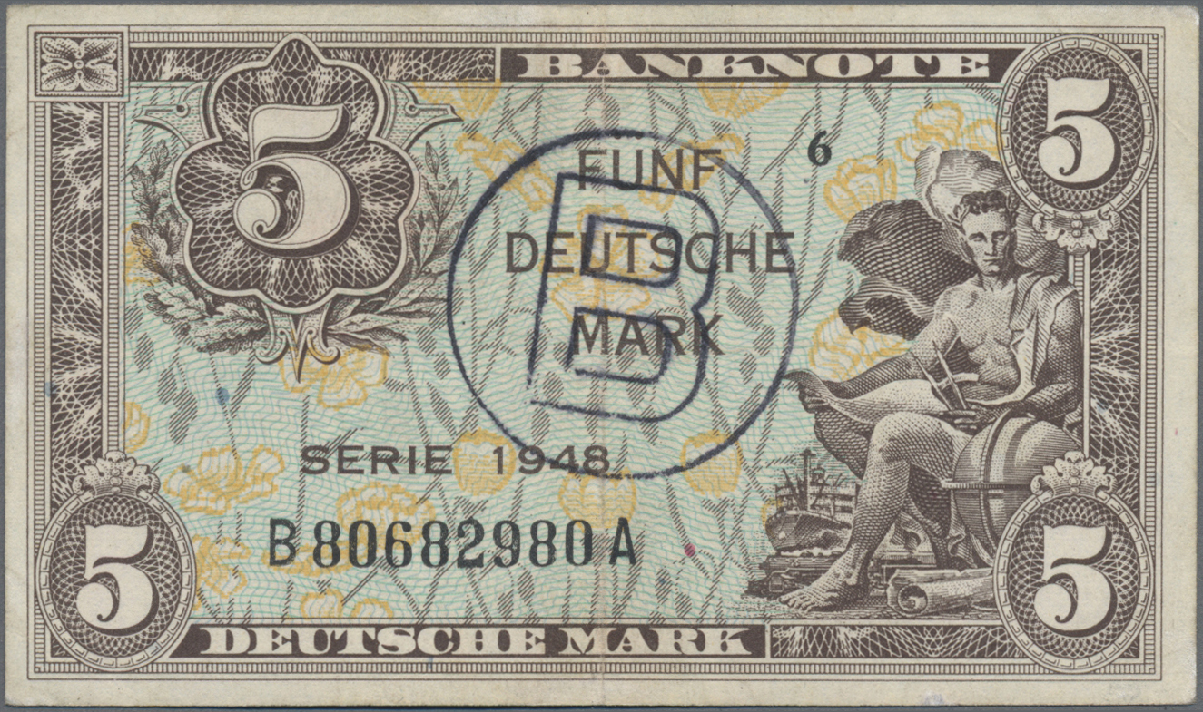 Lot 01748 - Deutschland - Bank Deutscher Länder + Bundesrepublik Deutschland | Banknoten - Auktionshaus Christoph Gärtner GmbH & Co. KG 58th AUCTION - Day 1 Lot 01748 - Deutschland - Bank Deutscher Länder + Bundesrepublik Deutschland | Banknoten - Auktionshaus Christoph Gärtner GmbH & Co. KG 58th AUCTION - Day 1