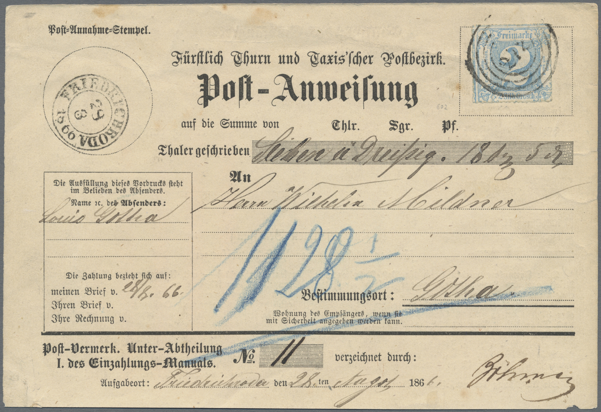 Lot 10313 - Thurn & Taxis - Marken und Briefe - Auktionshaus Christoph Gärtner GmbH & Co. KG 57th AUCTION - Day 5 Lot 10313 - Thurn & Taxis - Marken und Briefe - Auktionshaus Christoph Gärtner GmbH & Co. KG 57th AUCTION - Day 5