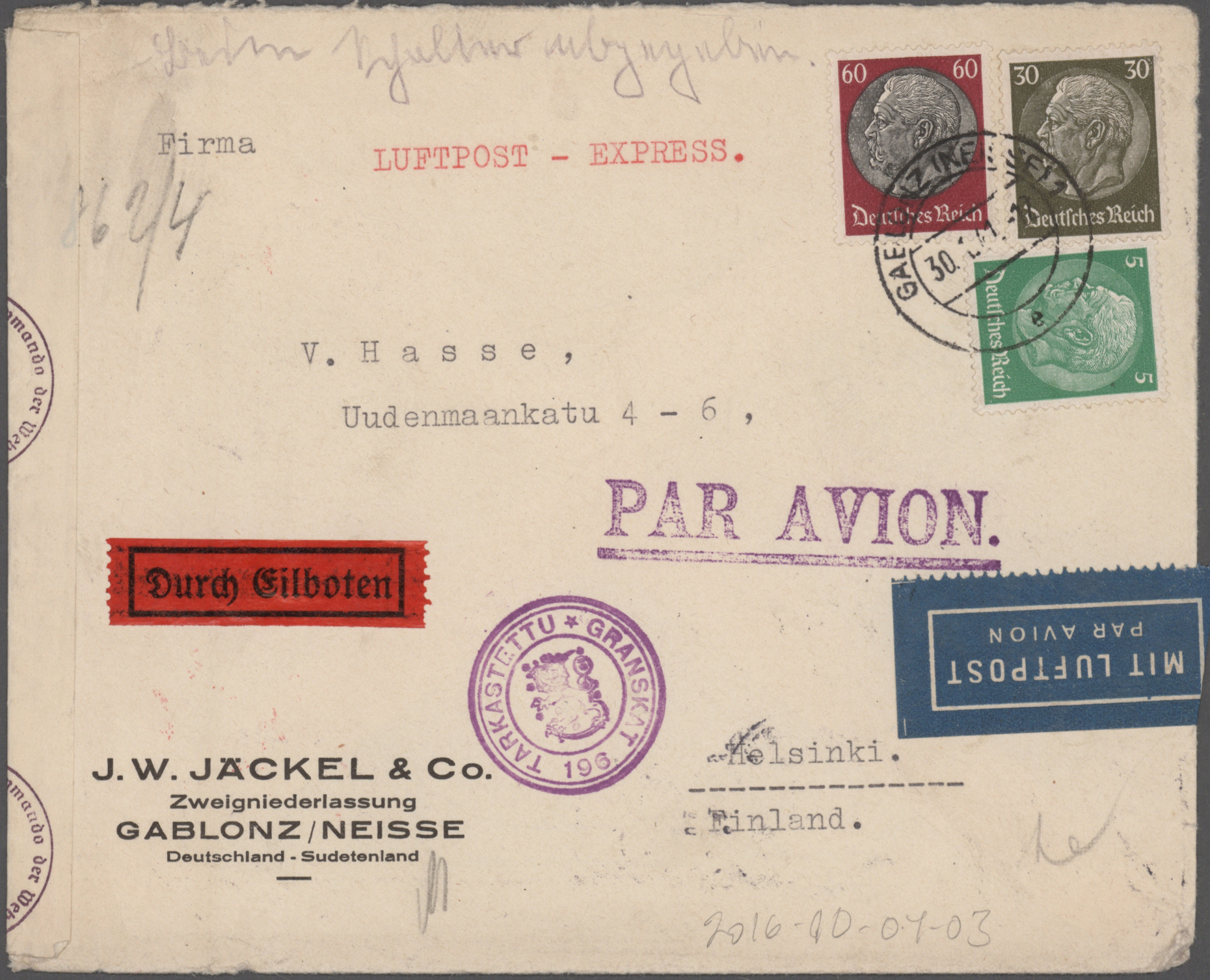 Lot 10474 - Deutsches Reich  -  Auktionshaus Christoph Gärtner GmbH & Co. KG 57th AUCTION - Day 5