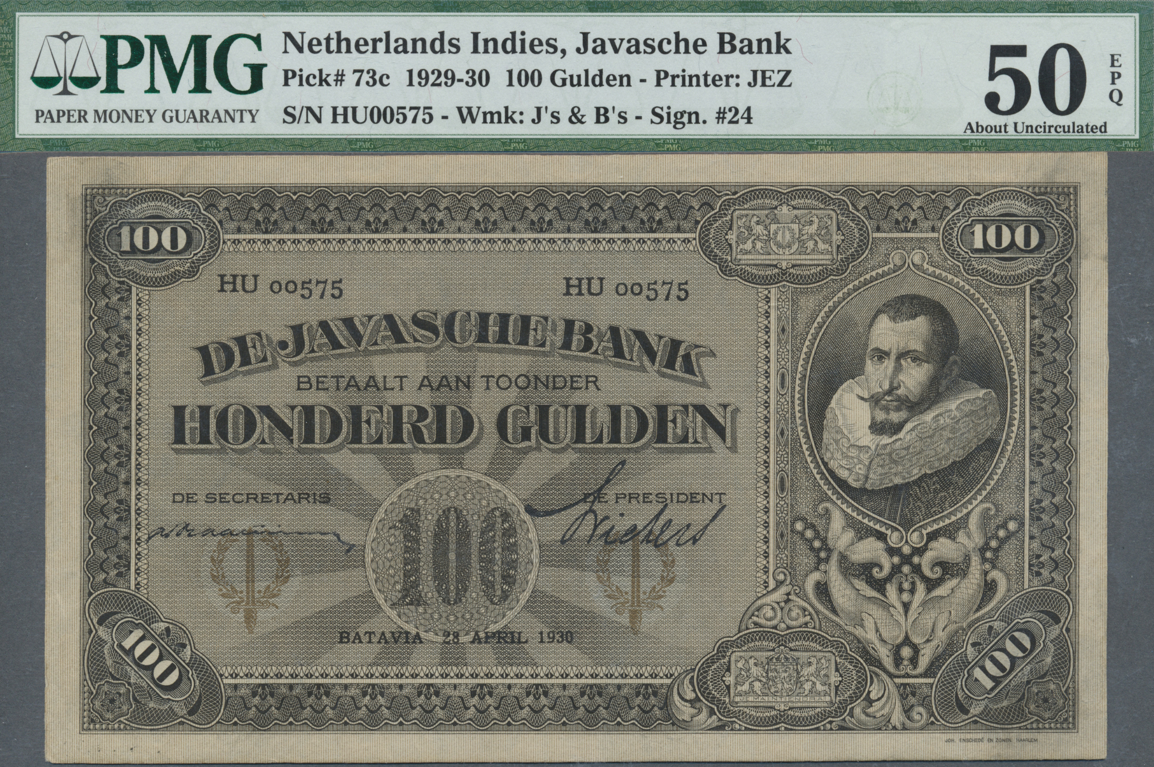 Coin Auction Netherlands Indies Niederlandisch Indien Banknoten Banknotes Worldwide Auction 39 Day 1 Lot 1372