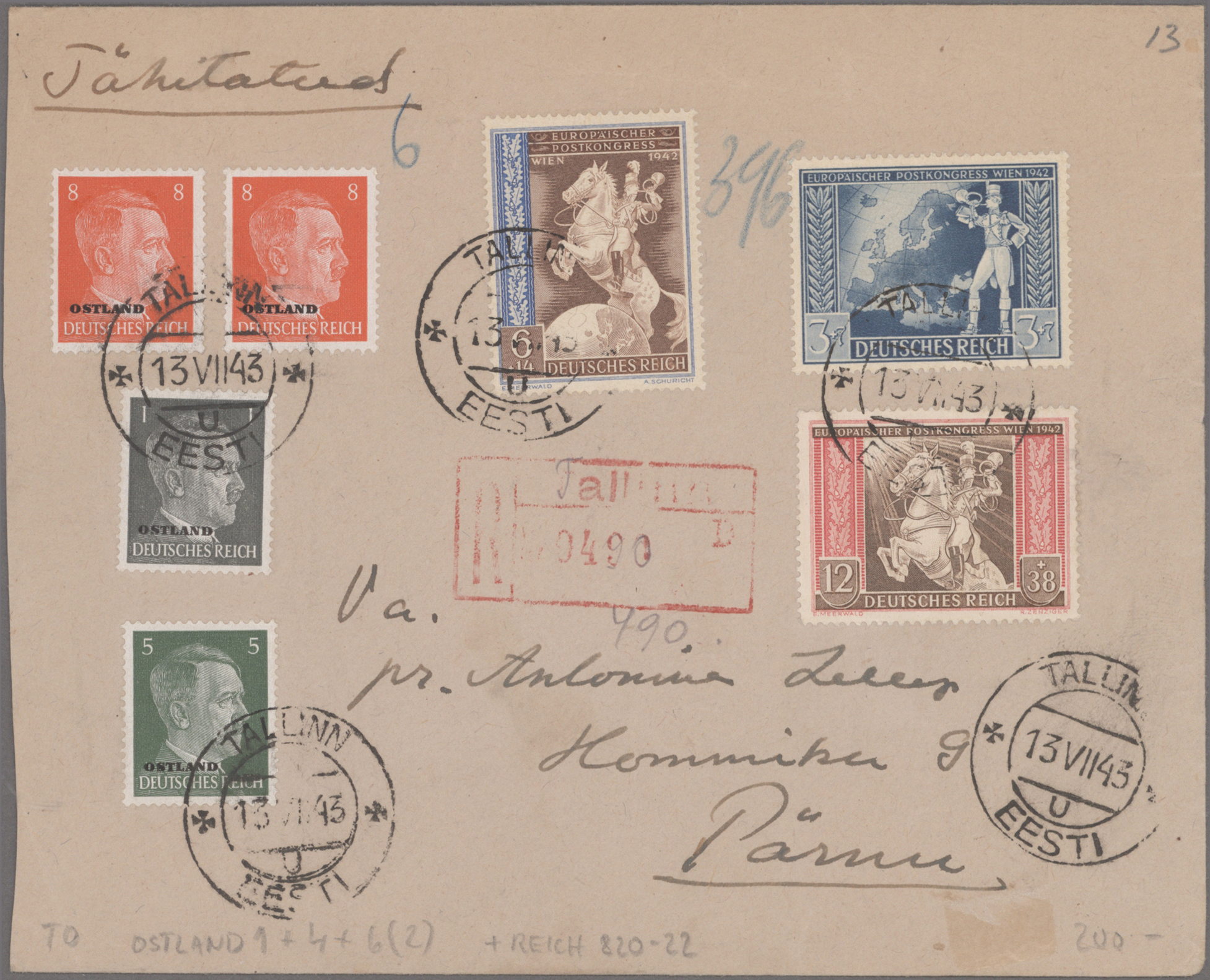 Lot 08719 - Deutsches Reich - 3. Reich  -  Auktionshaus Christoph Gärtner GmbH & Co. KG 53rd AUCTION - Day 5, Collections Estates, Germany, Picture Postcards