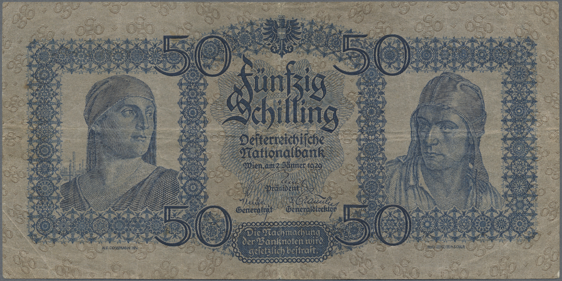 Lot 01096 - Austria / Österreich | Banknoten  -  Auktionshaus Christoph Gärtner GmbH & Co. KG Sale #45 Banknotes Worldwide