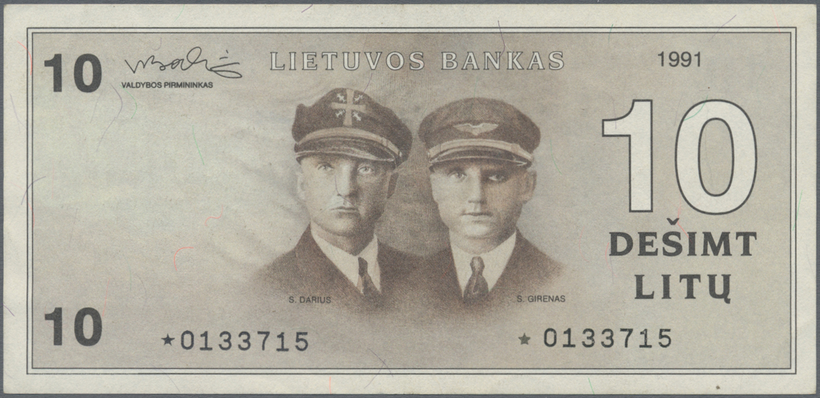 Lot 00436 - Lithuania / Litauen | Banknoten - Auktionshaus Christoph Gärtner GmbH & Co. KG 56th AUCTION - Day 1 Lot 00436 - Lithuania / Litauen | Banknoten - Auktionshaus Christoph Gärtner GmbH & Co. KG 56th AUCTION - Day 1