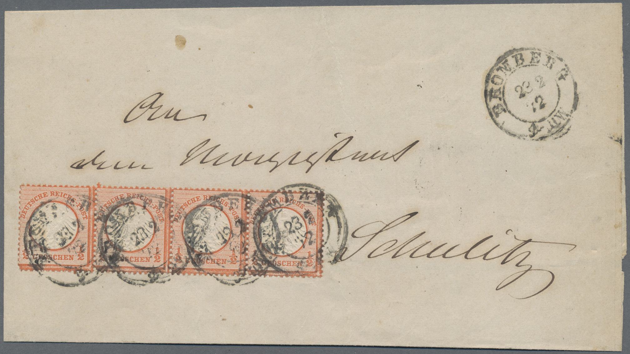 Lot 671 - Deutsches Reich - Brustschild - Auktionshaus Edgar Mohrmann & Co. Internat. Briefmarken-Auktionen GmhH Auction #211 Lot 671 - Deutsches Reich - Brustschild - Auktionshaus Edgar Mohrmann & Co. Internat. Briefmarken-Auktionen GmhH Auction #211